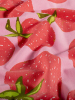 ° Stof Tricot - Aardbeien