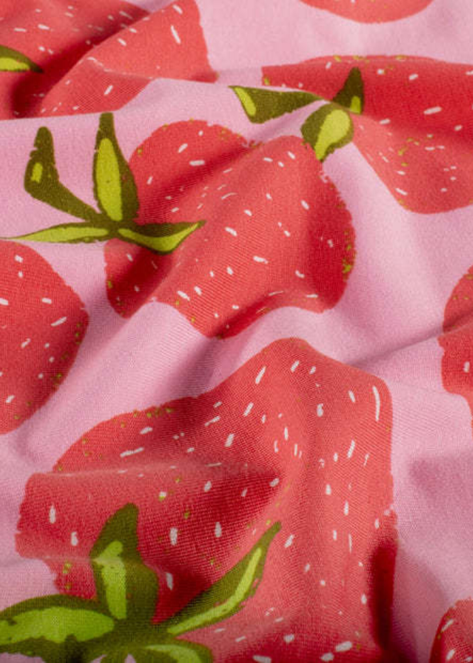 ° Stof Tricot - Aardbeien