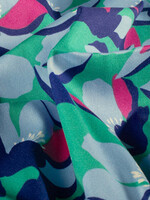 ° Stof Stretchkatoen - Flowers