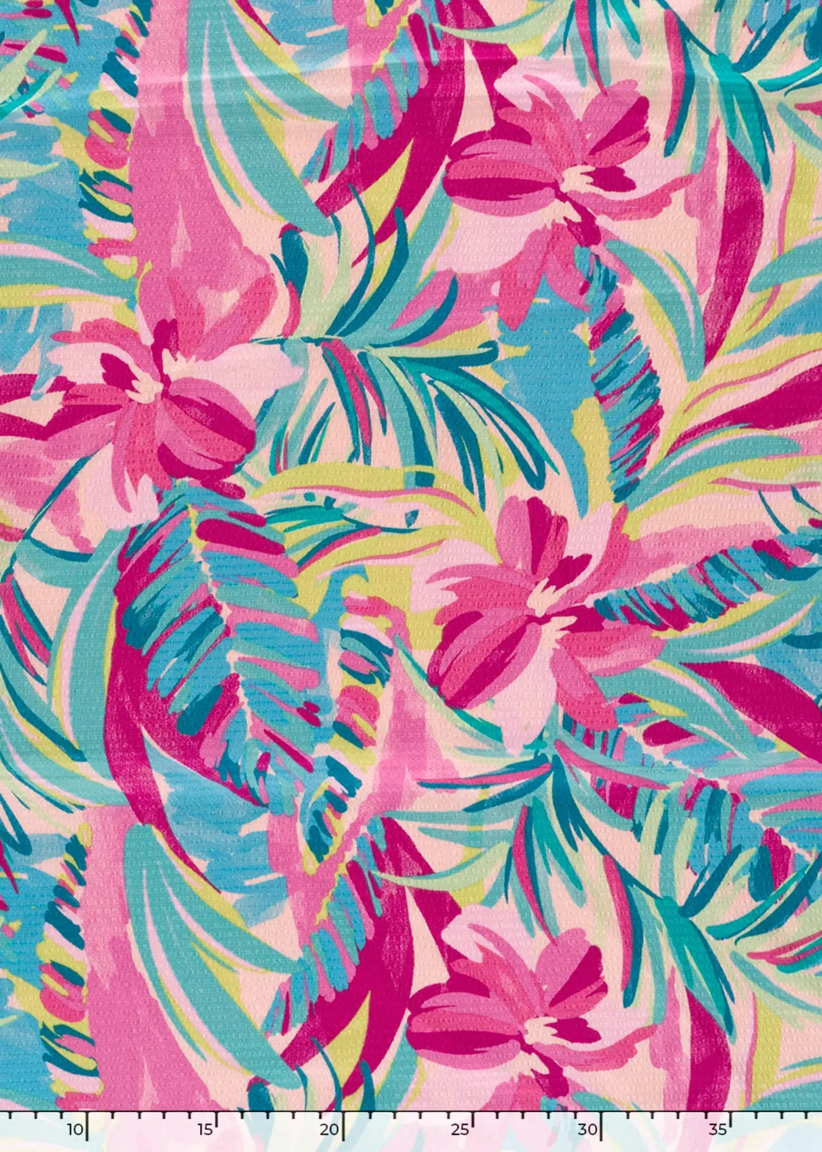 ° Soepelvallende Stof - Bubble - Bloemen