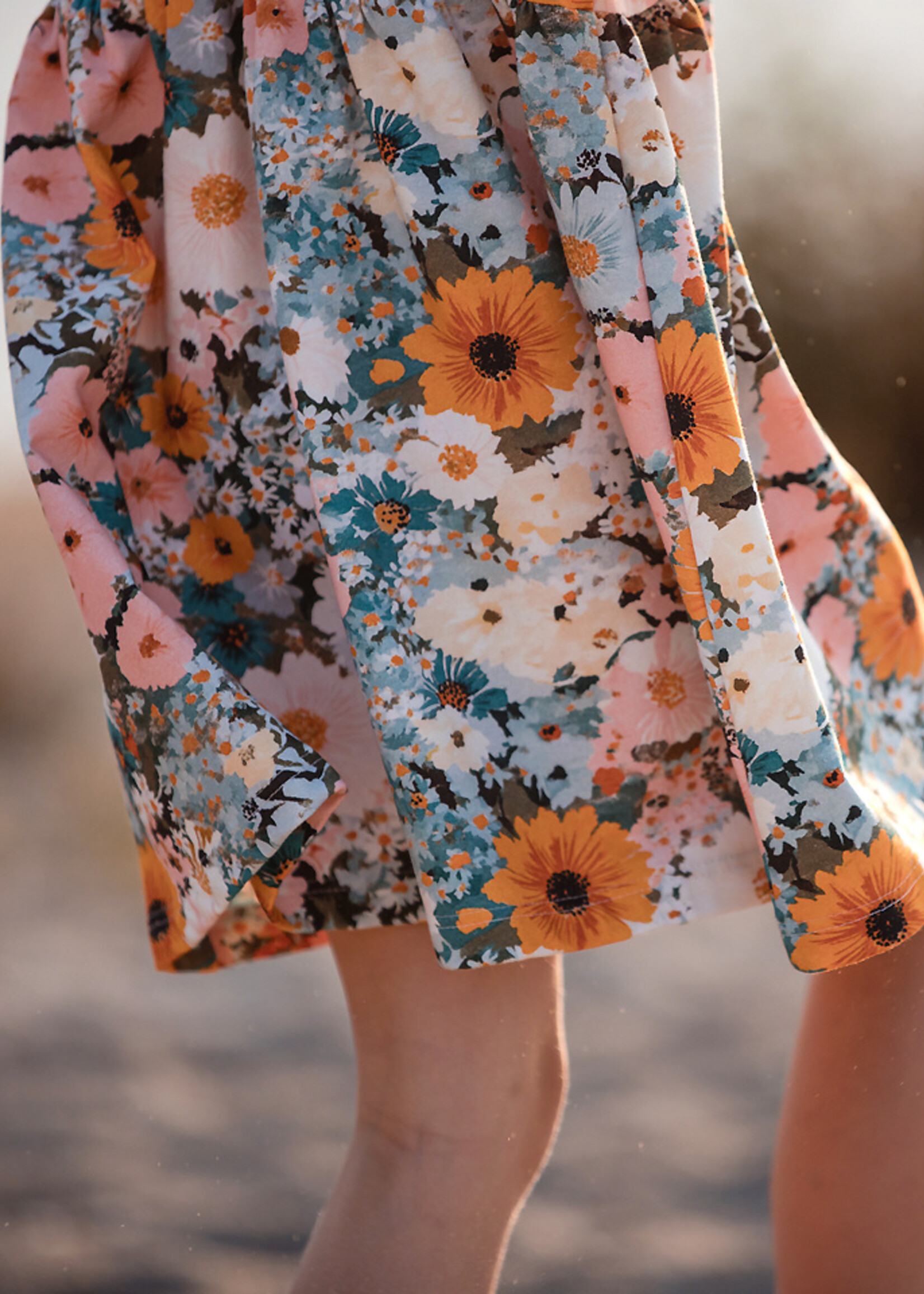 See You at Six ° Stof French Terry - See You at Six - Flower Painting