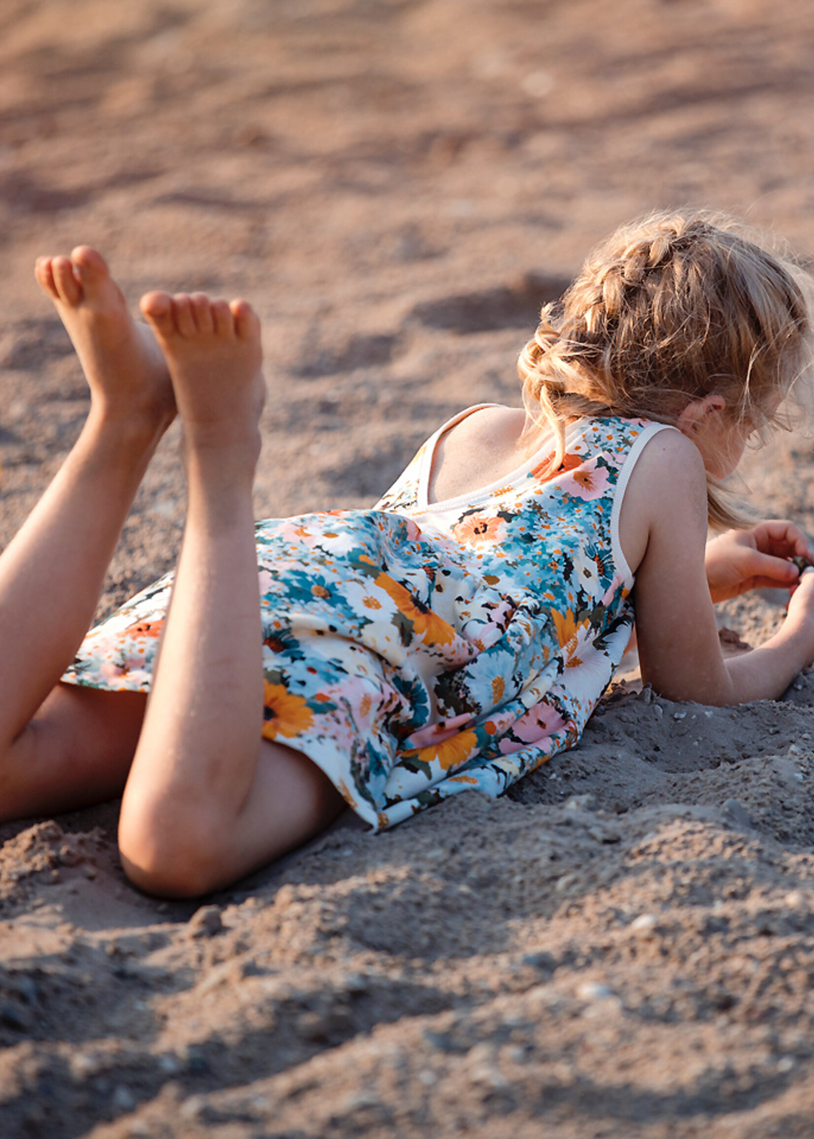 See You at Six ° Stof French Terry - See You at Six - Flower Painting