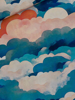 See You at Six ° Stof French Terry - See You at Six - Cool Clouds