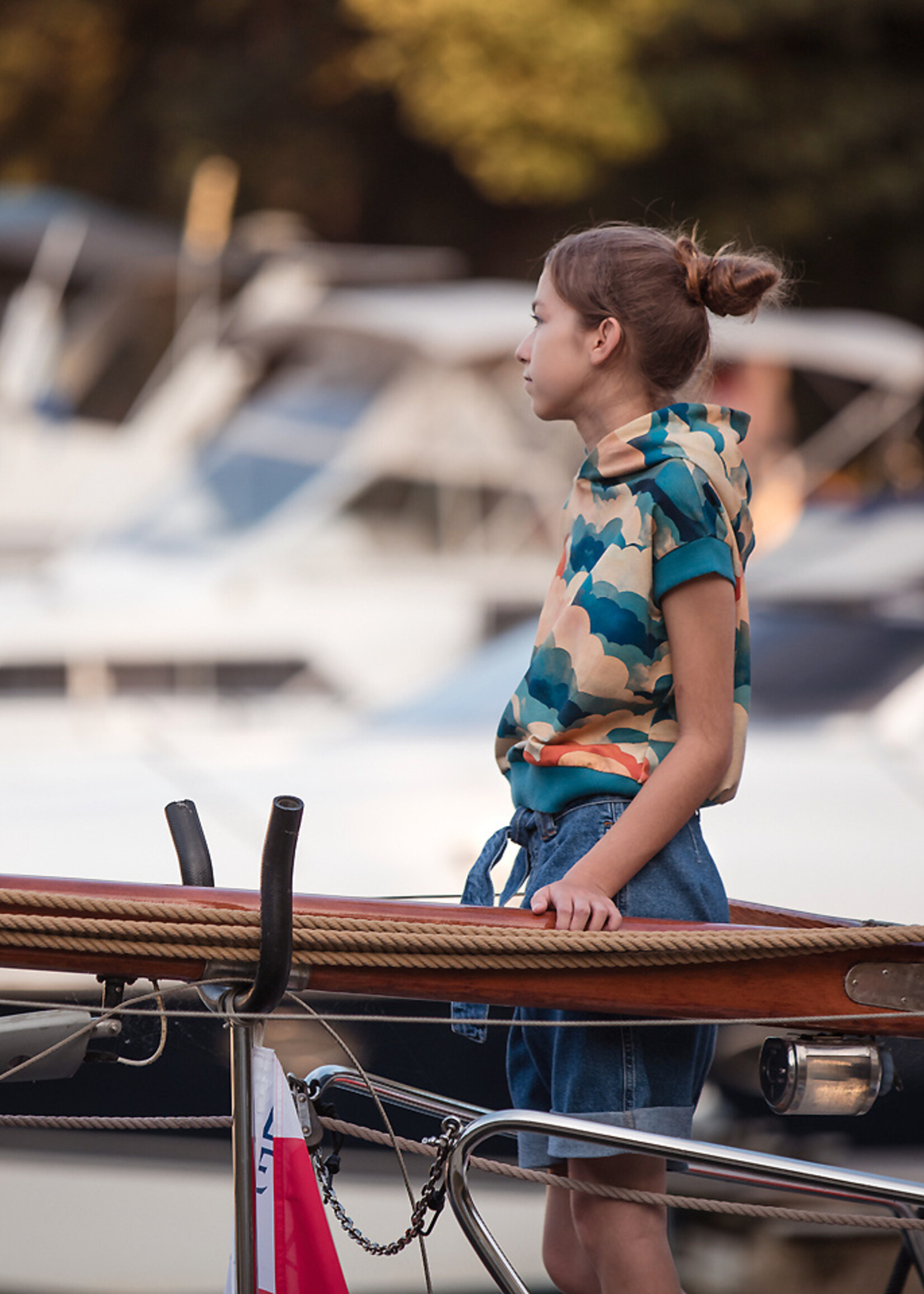 See You at Six ° Stof French Terry - See You at Six - Cool Clouds