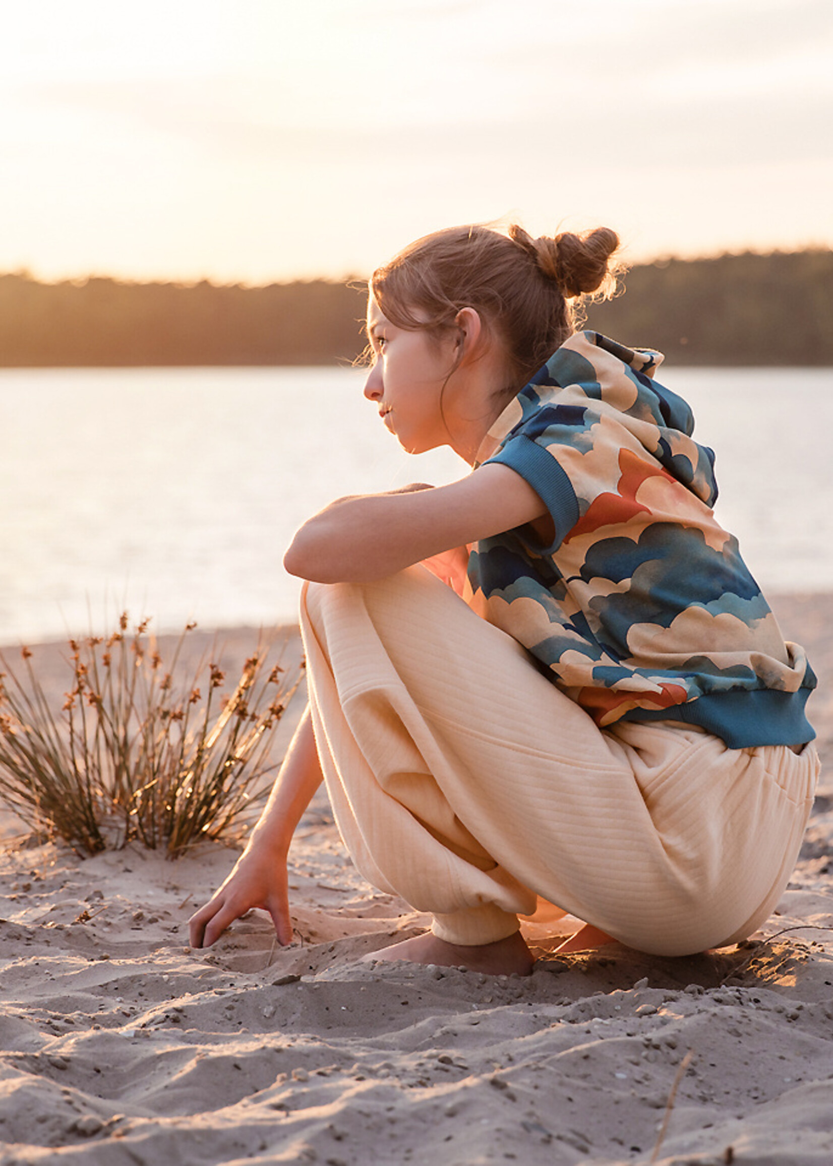 See You at Six ° Stof French Terry - See You at Six - Cool Clouds