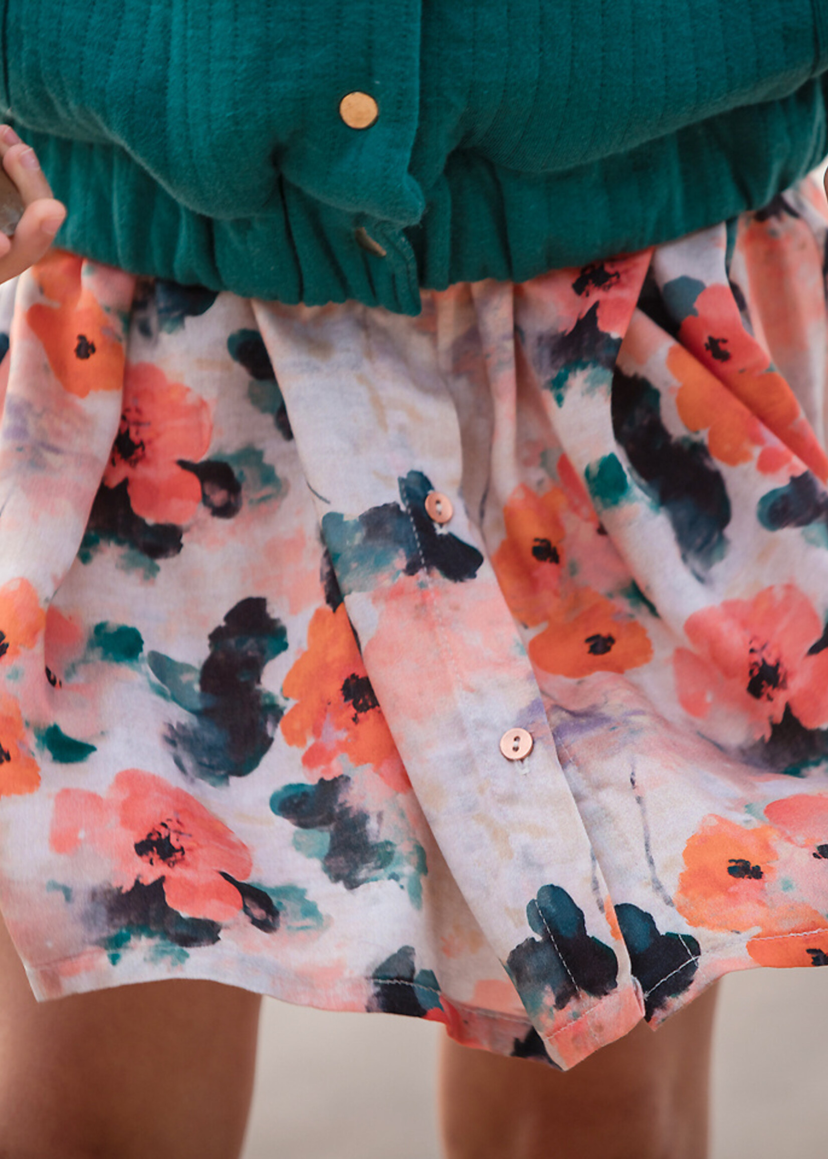 See You at Six ° Stof Matelassé Tricot - See You at Six - Blauwgroen (extra breed!)