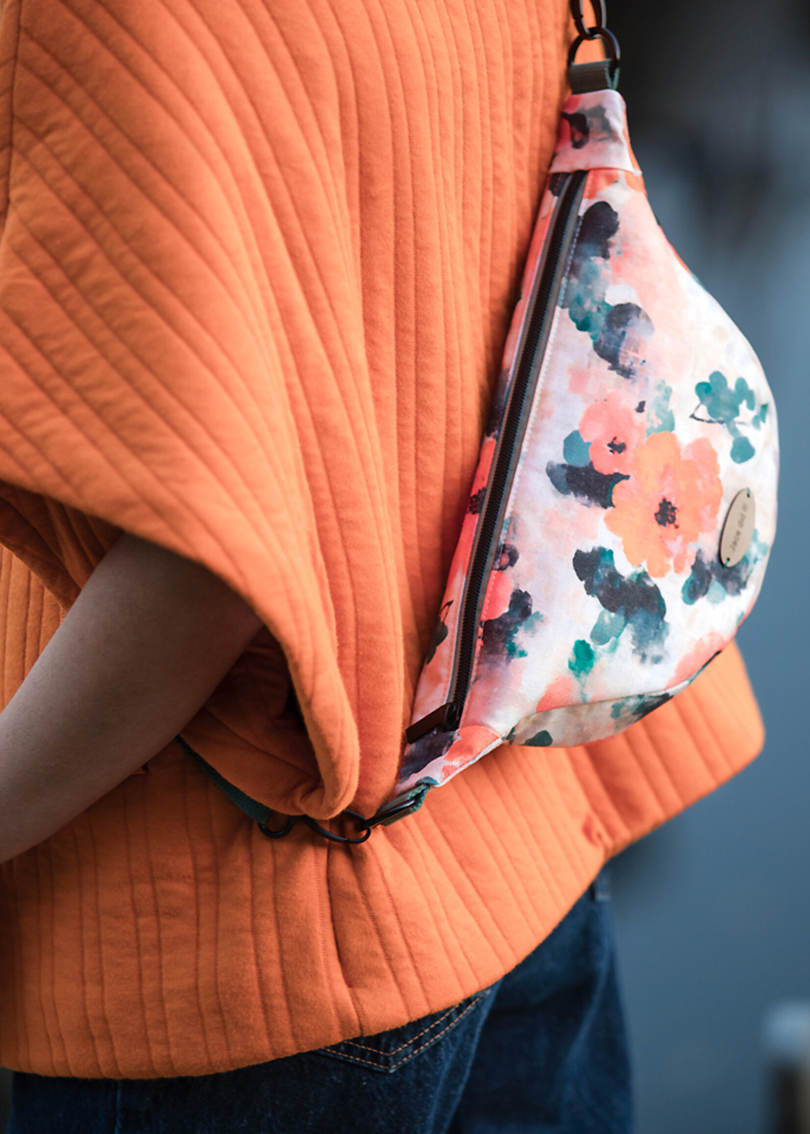 See You at Six ° Stof Matelassé Tricot - See You at Six - Herfstesdoornoranje (extra breed!)