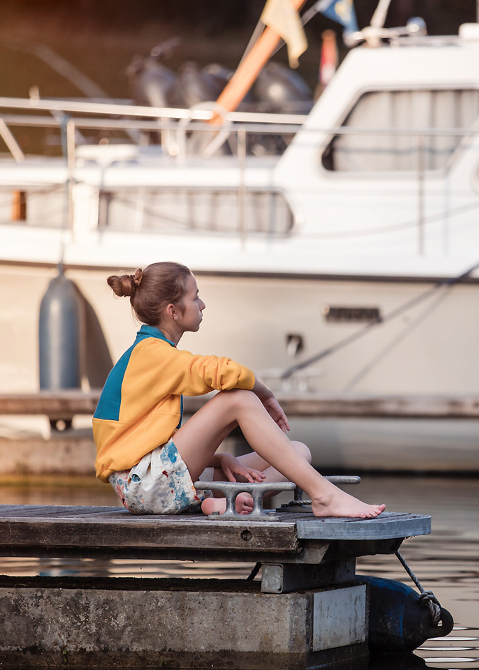 See You at Six ° Stof Linnen Viscose Blend - See You at Six - Roses on Canvas