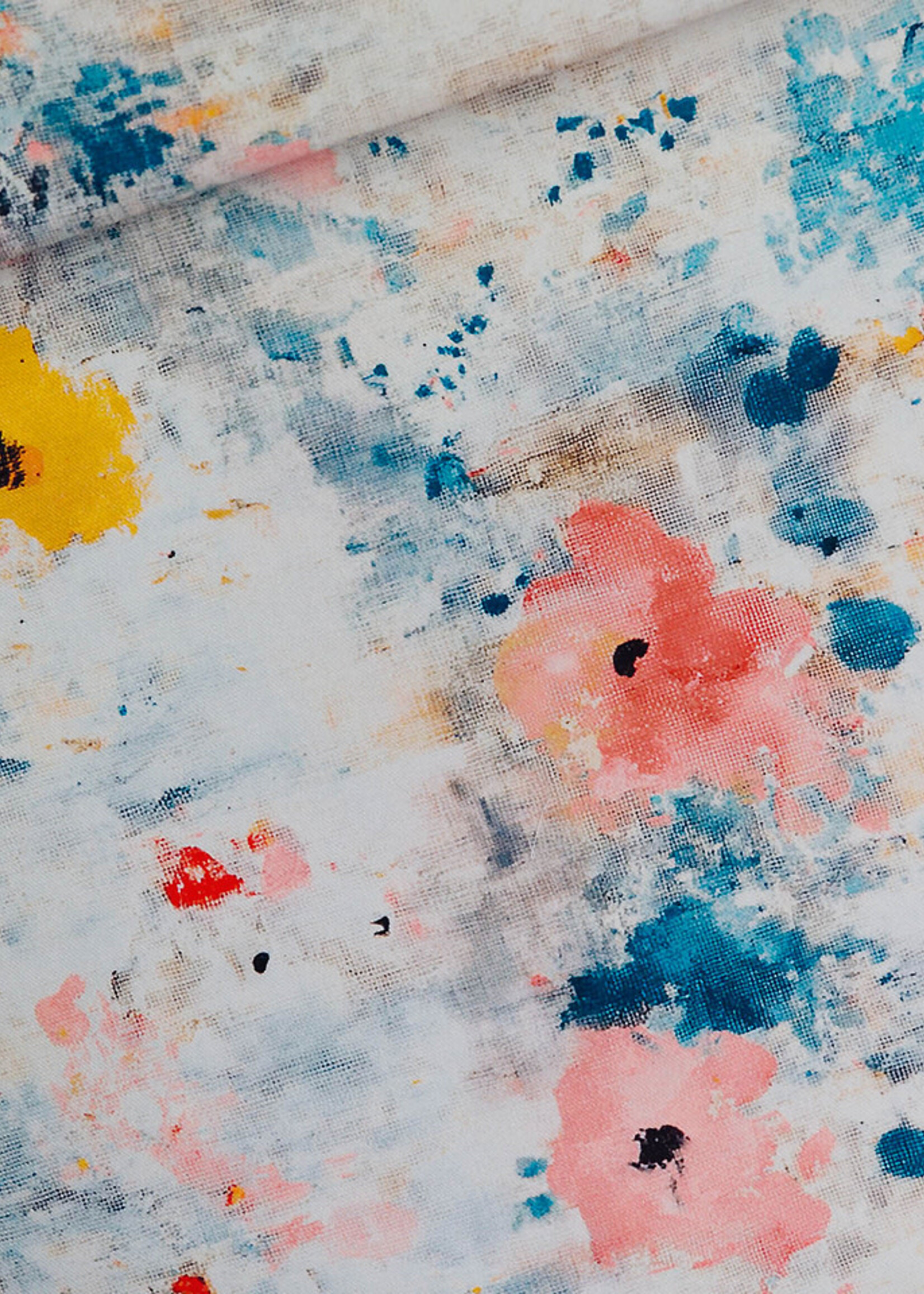 See You at Six ° Stof Canvas Gabardine Twill - See You at Six - Roses on Canvas