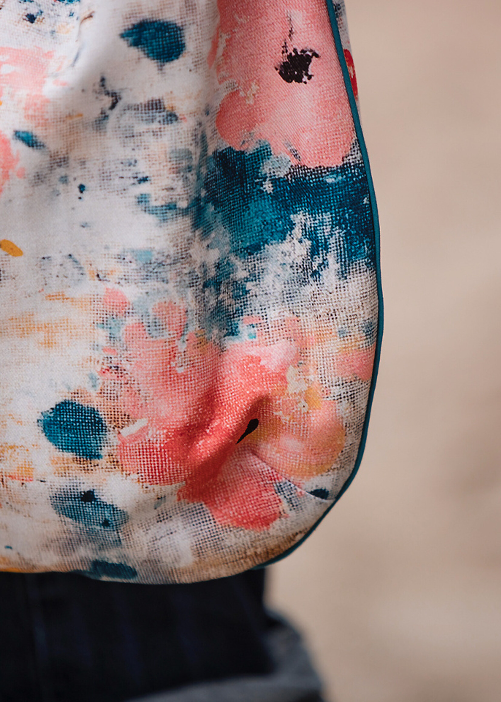 See You at Six ° Stof Canvas Gabardine Twill - See You at Six - Roses on Canvas