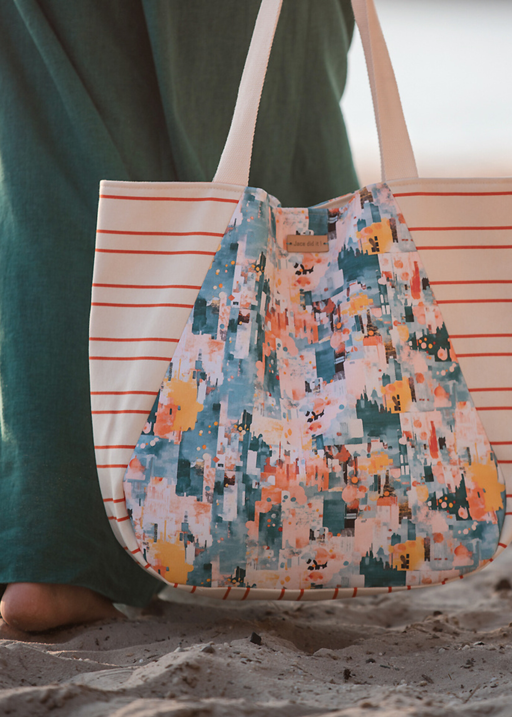 See You at Six ° Stof Canvas Gabardine Twill - See You at Six - Horizontals Fluisterbeige