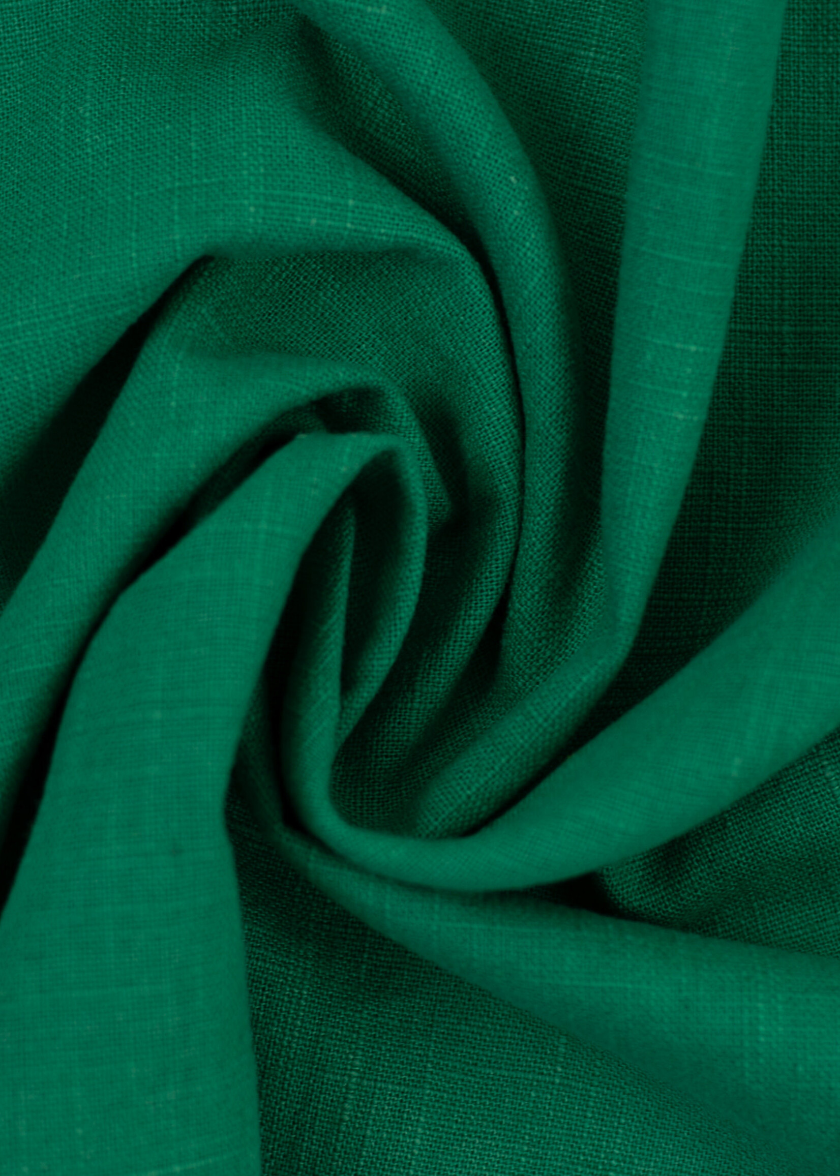 ° Stof Linnen Blend - Groen