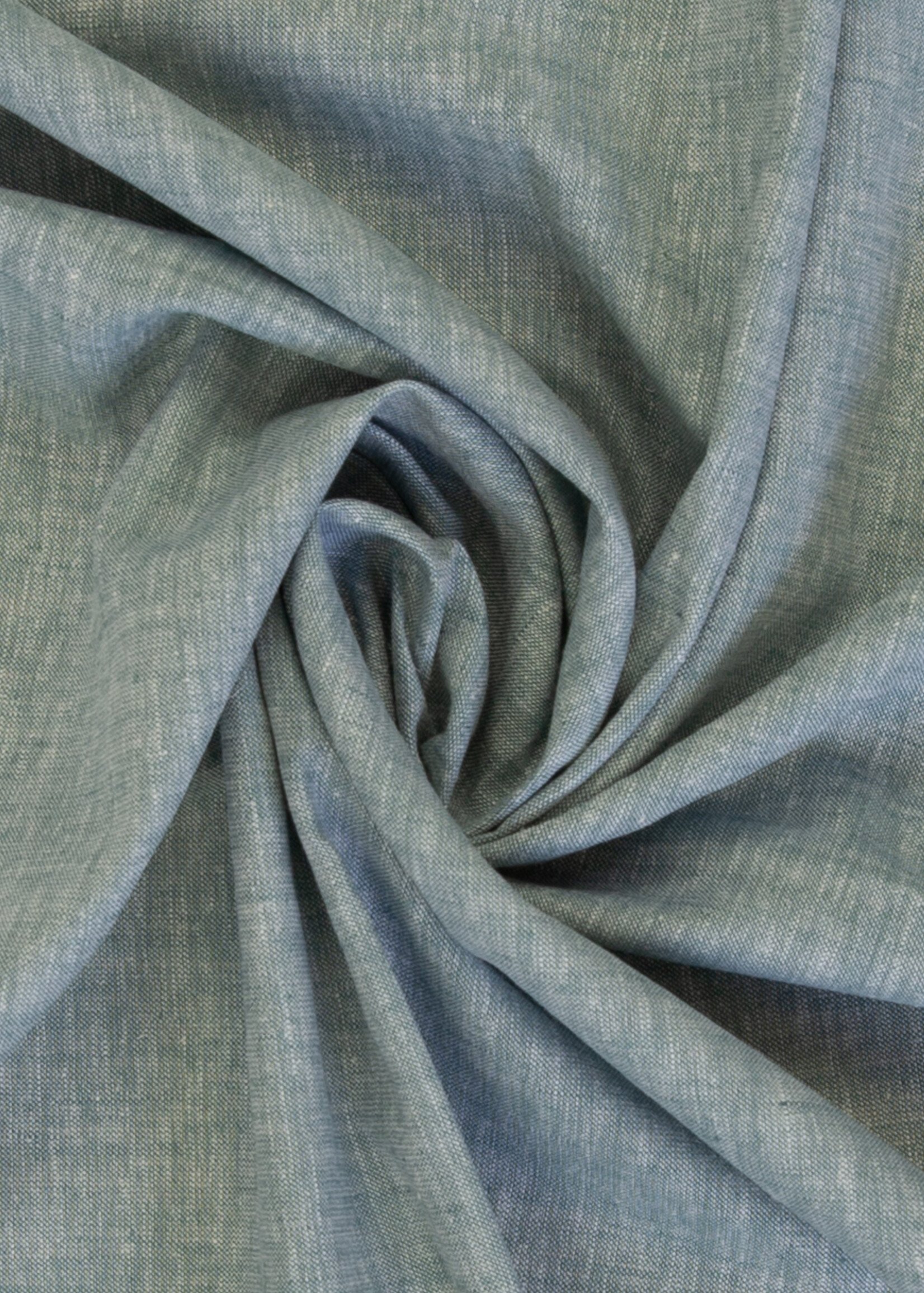 ° Stof Linnen Blend - Groen