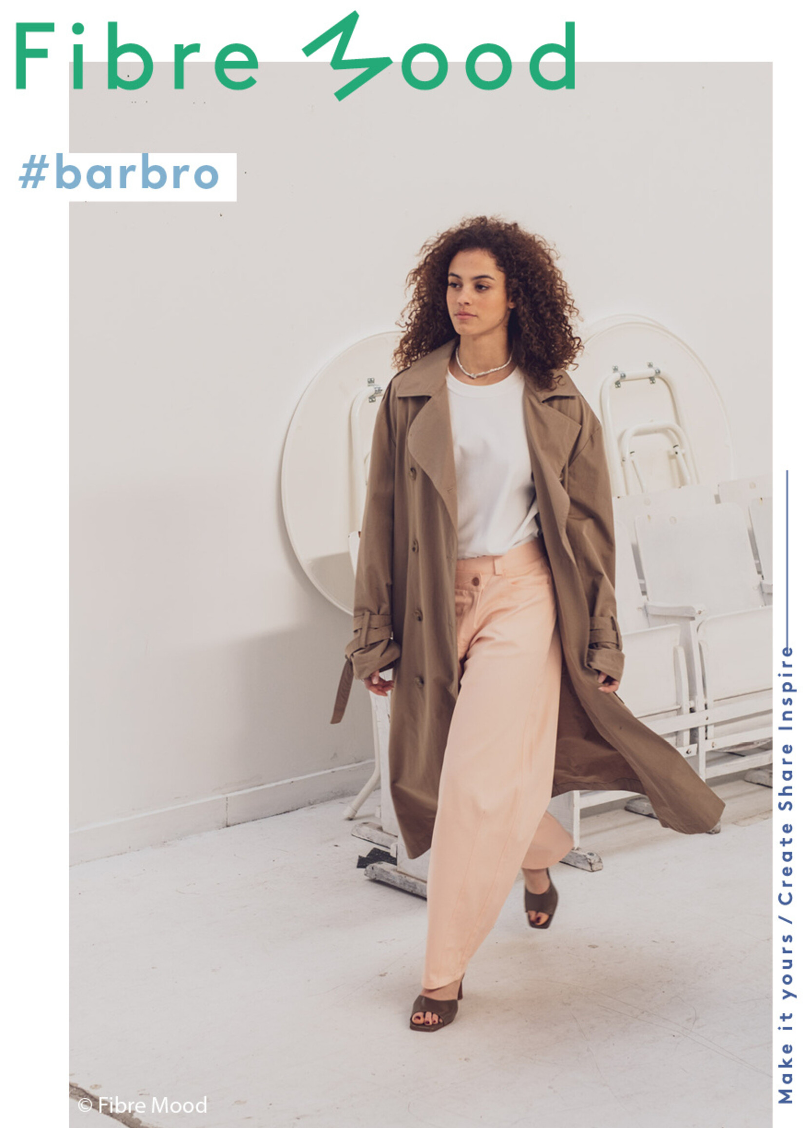 Fibre Mood ° Stof Katoen Twill  - Fibre Mood - BARBRO - Peach