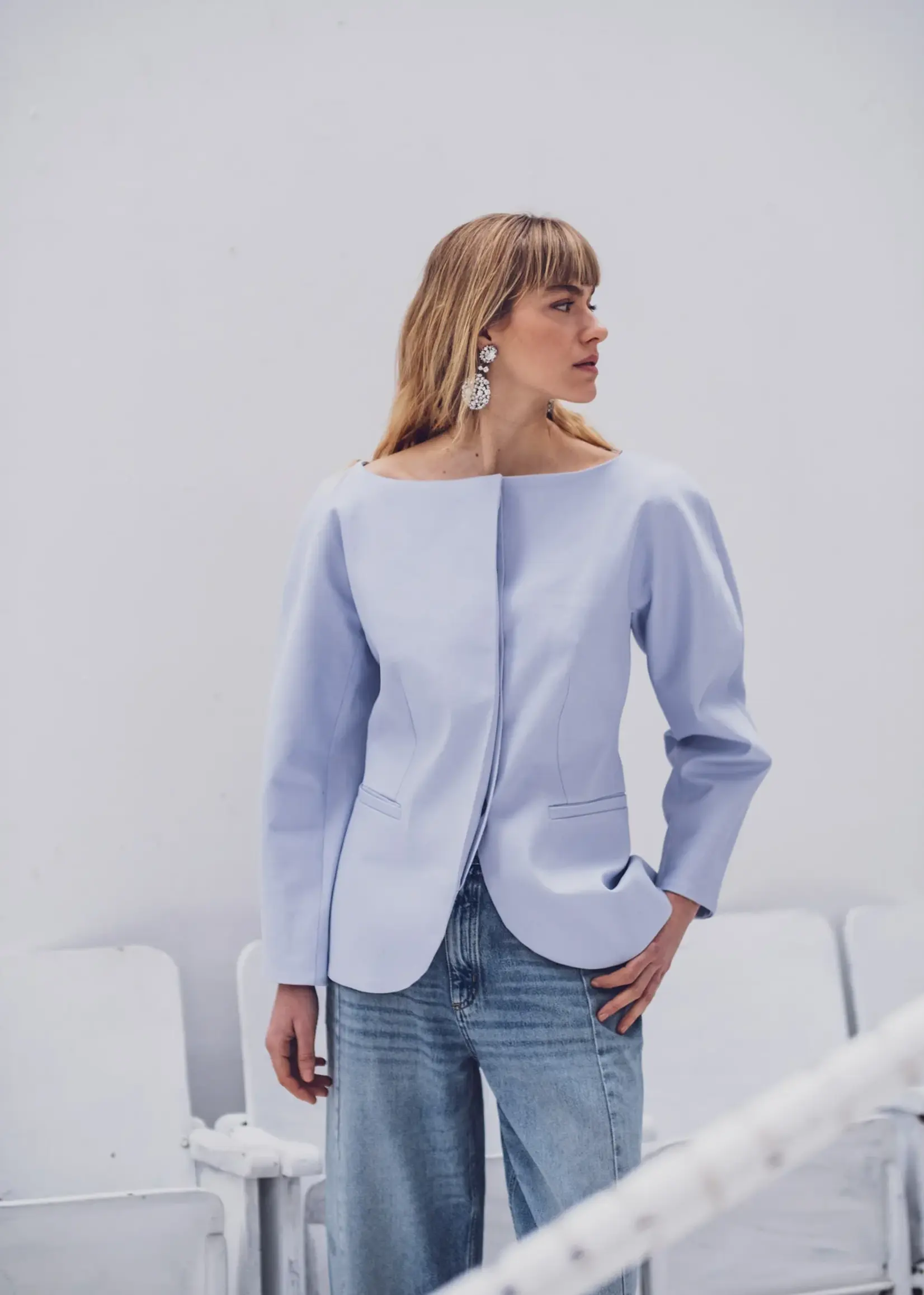 Fibre Mood ° Stof Katoen Twill  - Fibre Mood - JACOBA - Light Blue