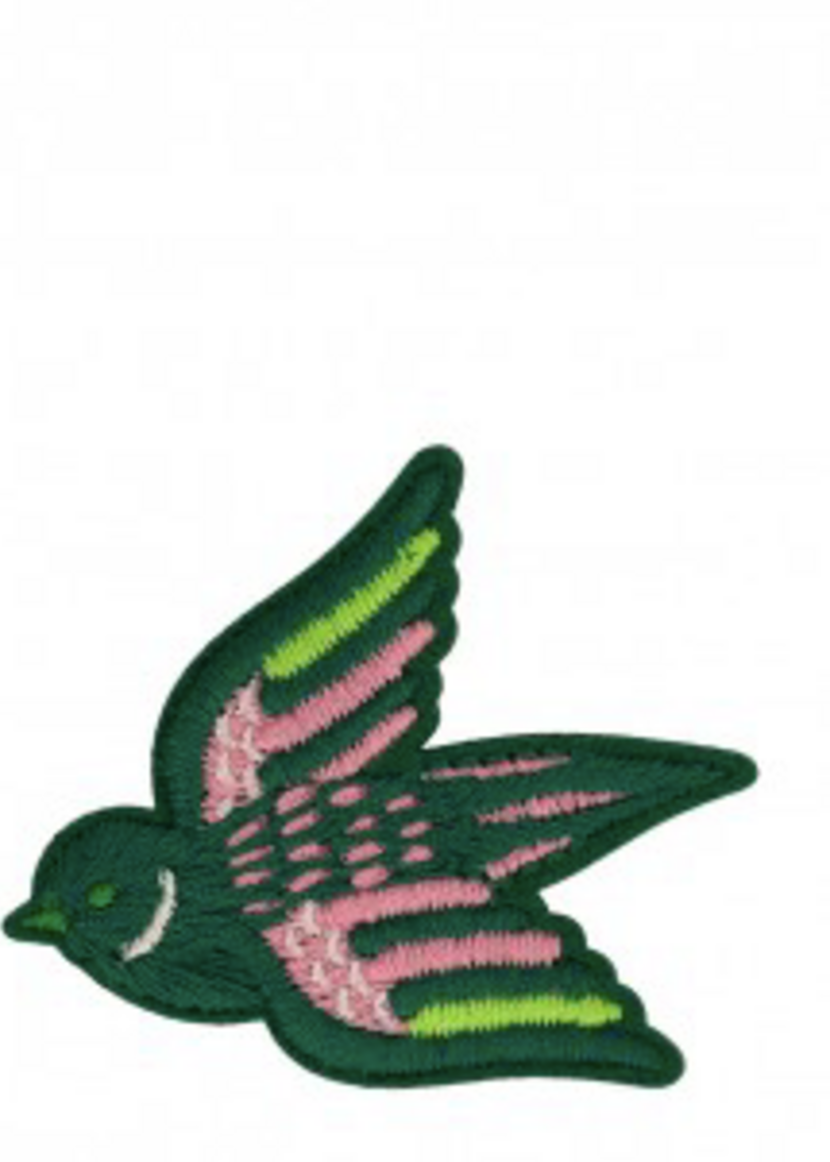 ° Strijkapplicatie - Birdy Green