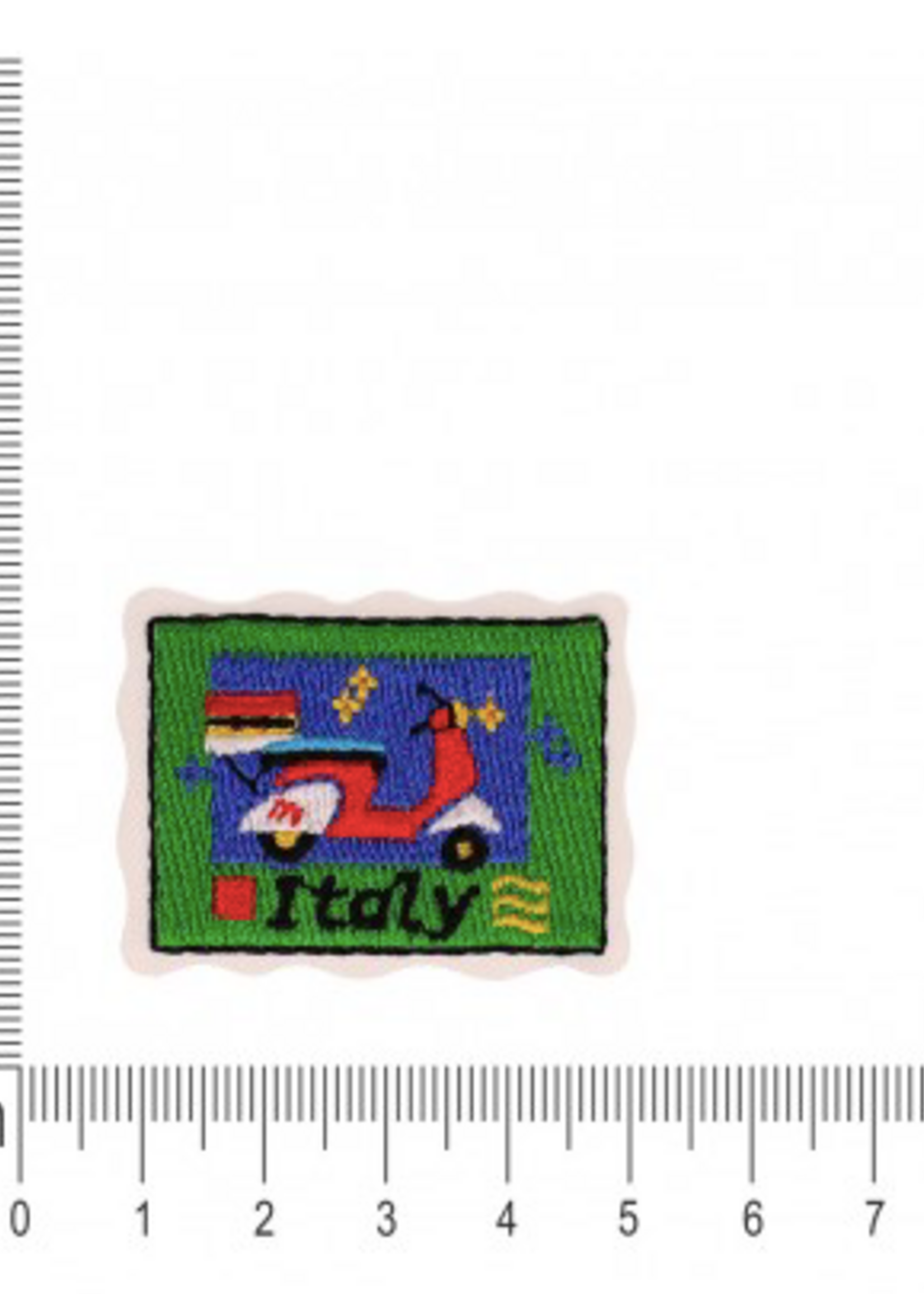 ° Strijkapplicatie - Stamp Italy