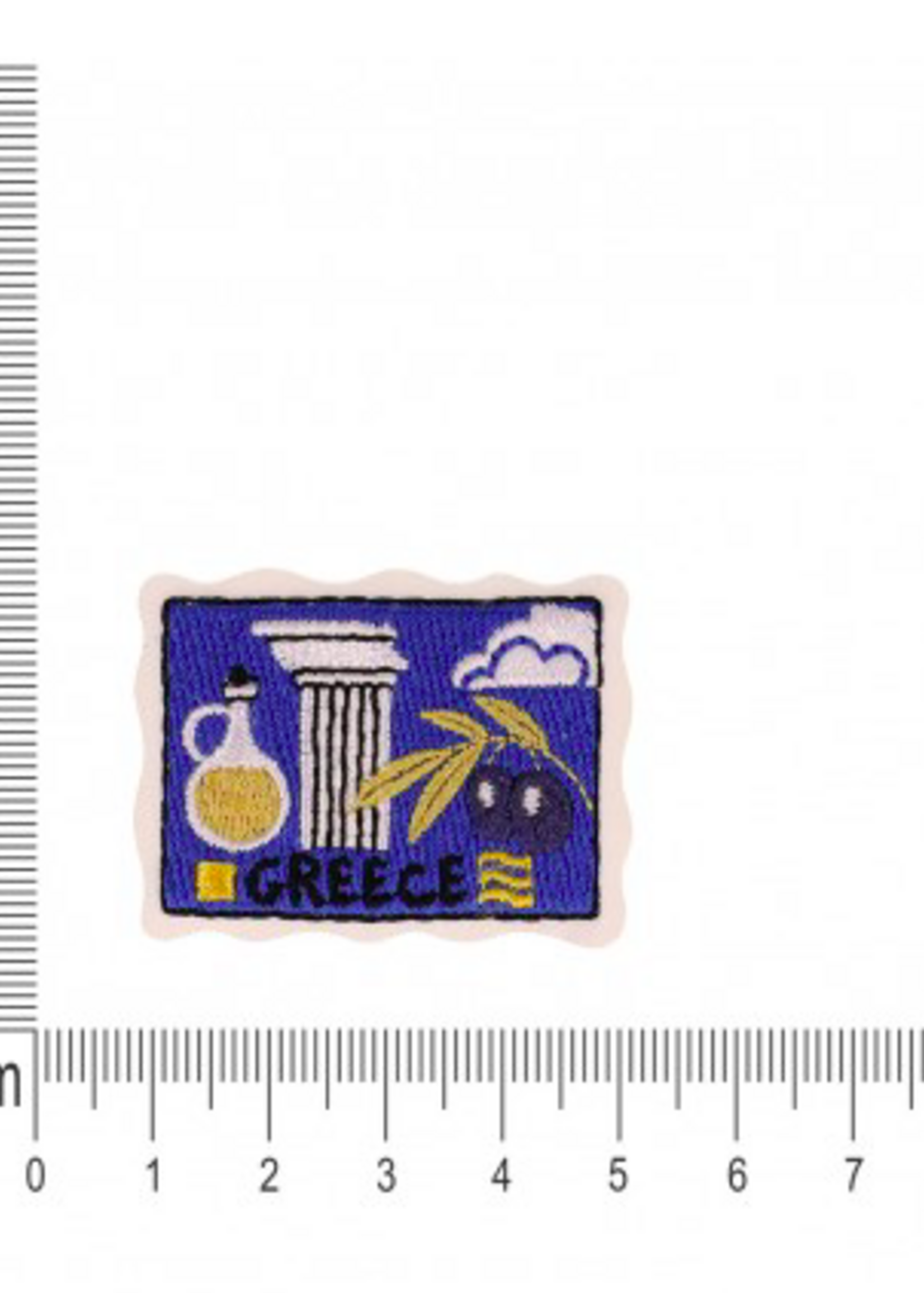 ° Strijkapplicatie - Stamp Greece