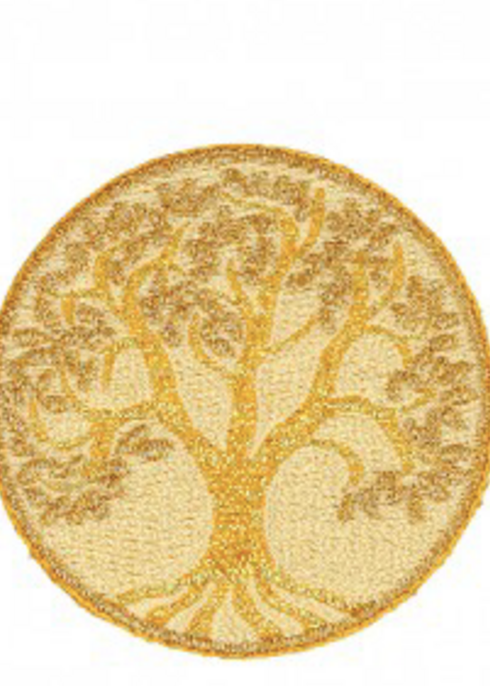 ° Strijkapplicatie - Levensboom Goud