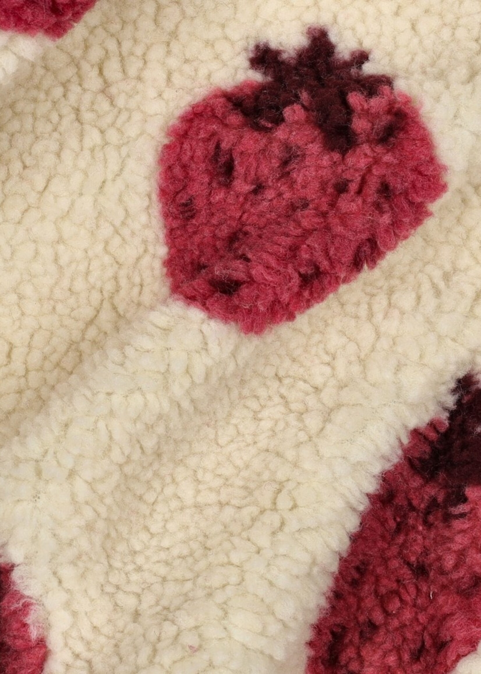 ° Stof Teddy - Aardbeien