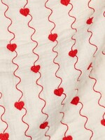 ° Stof Double Gauze Gewatteerd Quilted - Double Face - Hearts
