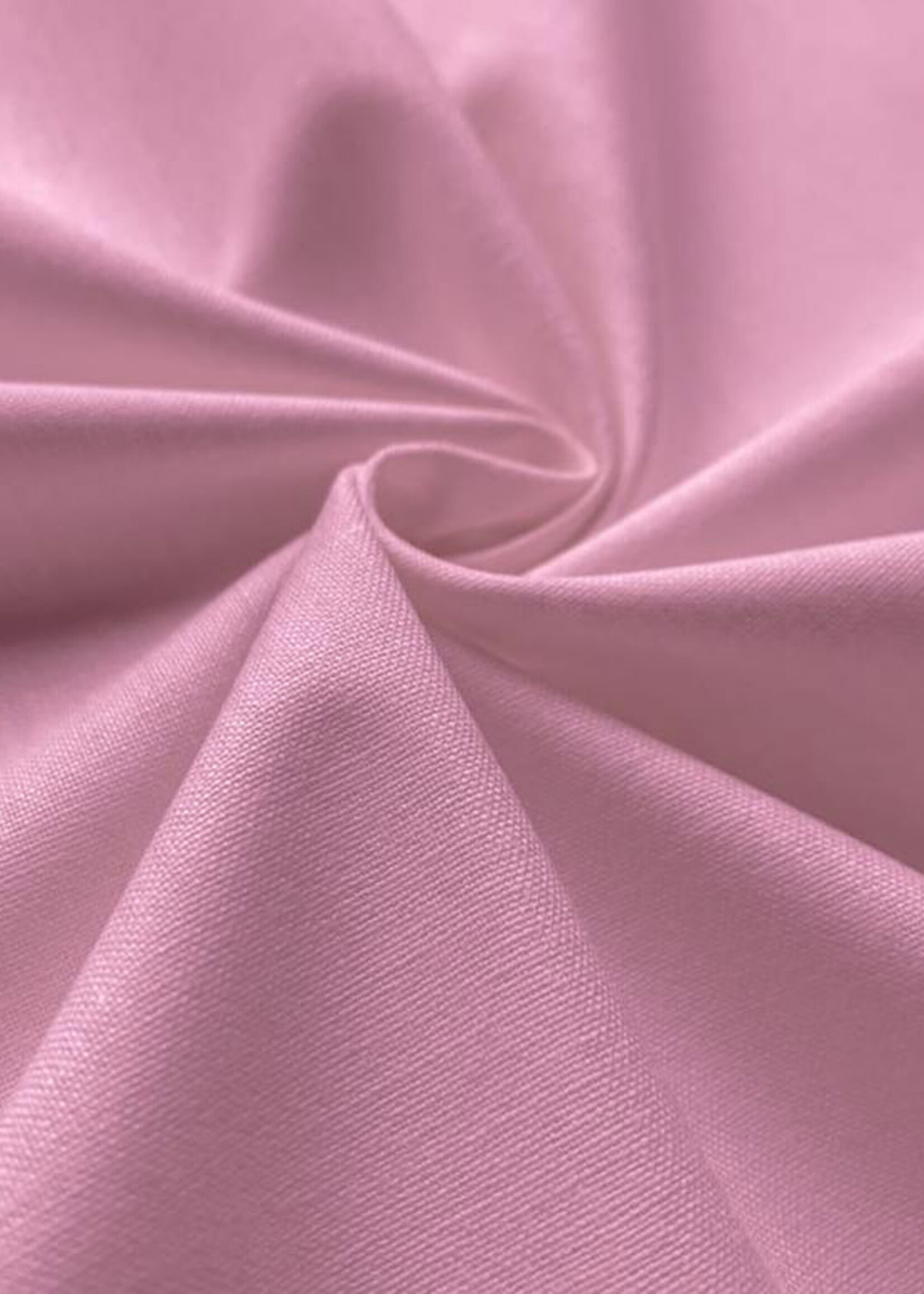 ° Stof Katoen - Effen - Roze