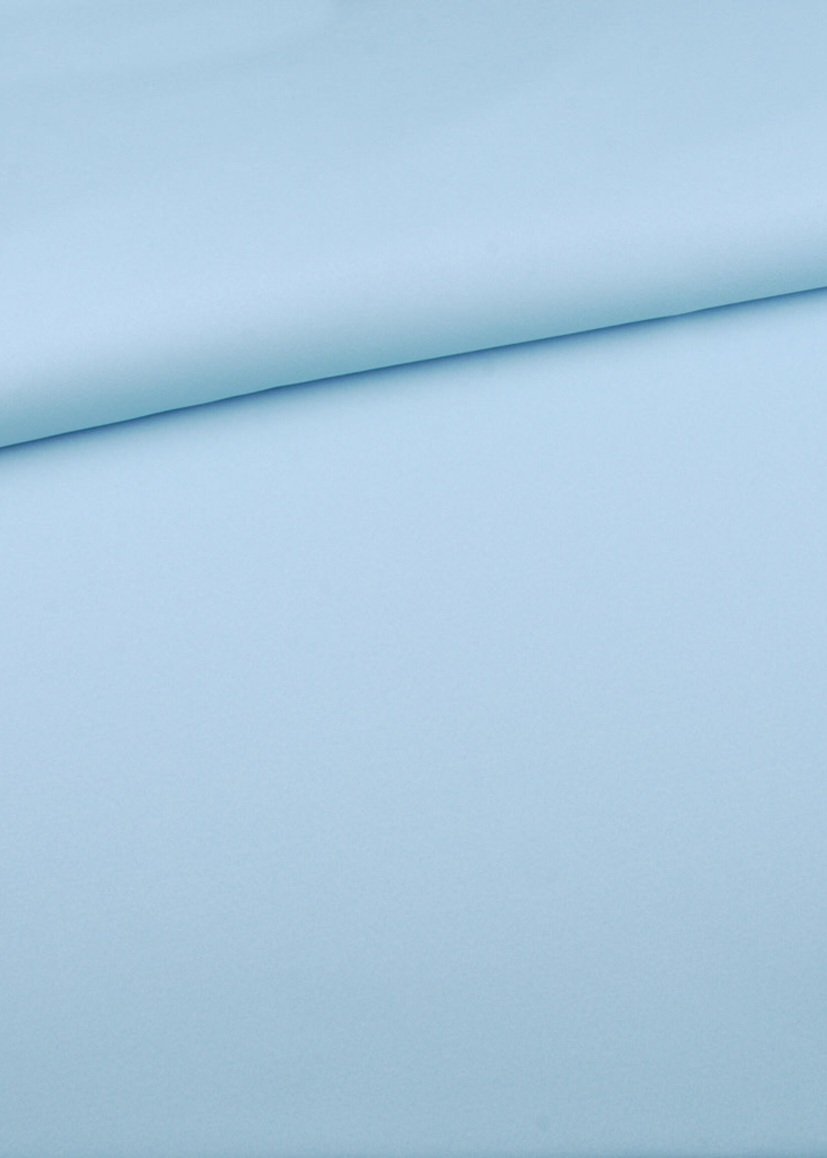 ° Soepelvallende Stof - Crepe Marocain Stretch - Lichtblauw