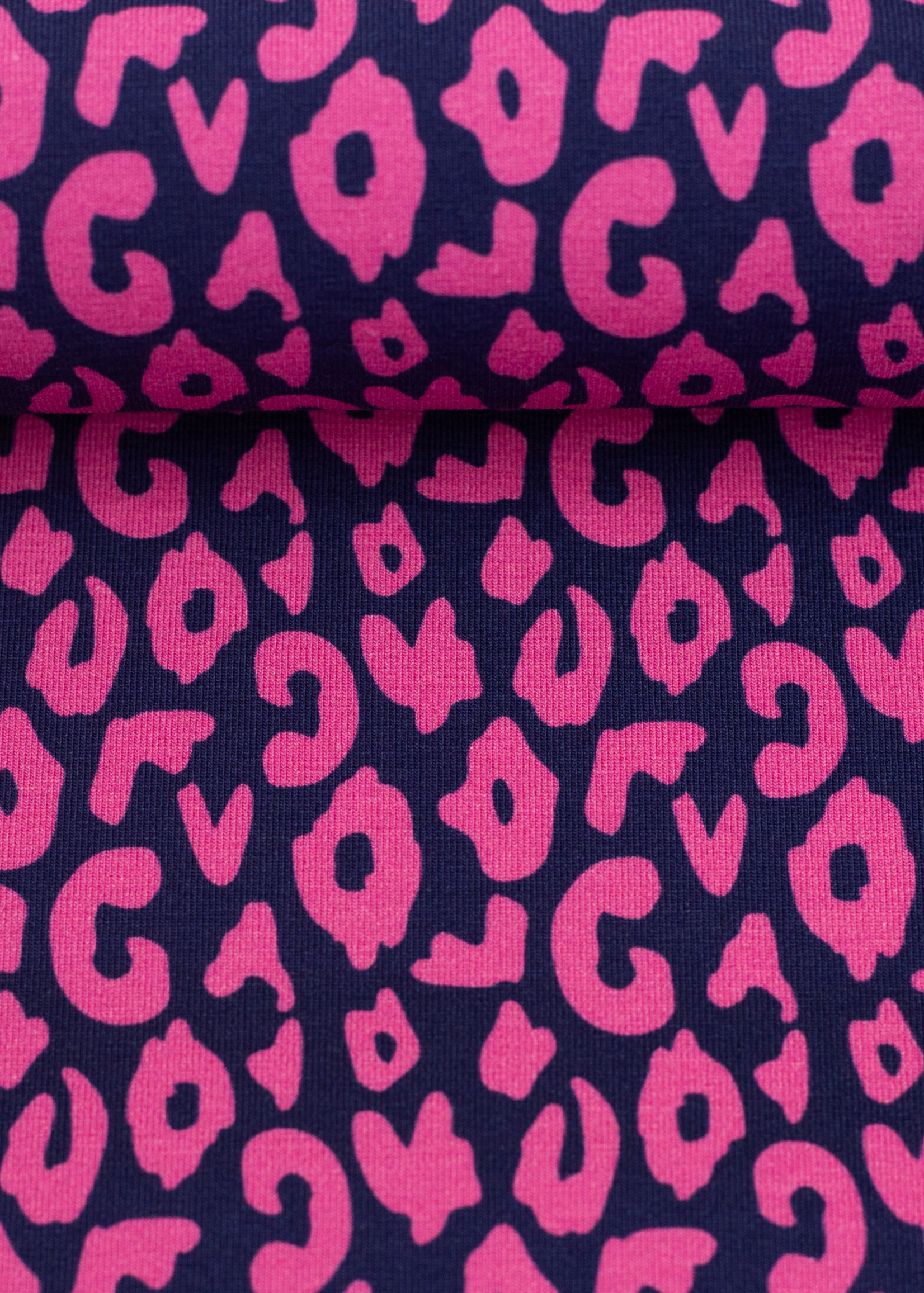 ° Stof Tricot - Happy Leo - Purple