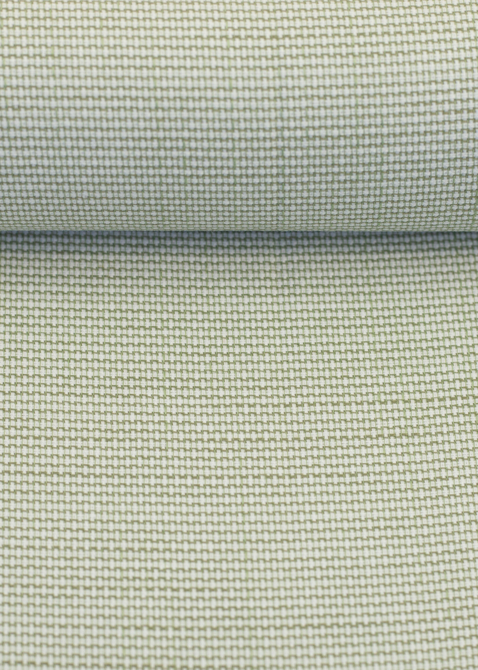 ° Stof Linnenlook Katoen - Lime Groen