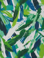 ° Stof Linnenlook - Leaves - Green