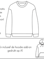 Bel'Etoile ° Naaipatroon - Bel'Etoile - SEM met hoodie opties (mannen & kinderen)