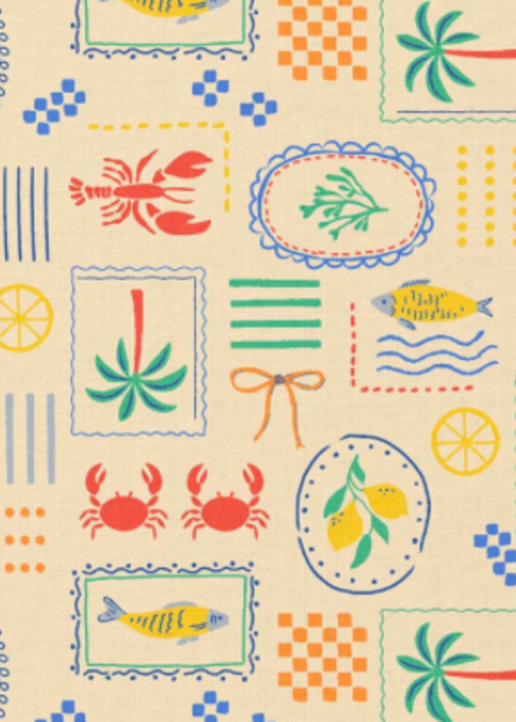 ° Stof Katoen - Summer & Sea