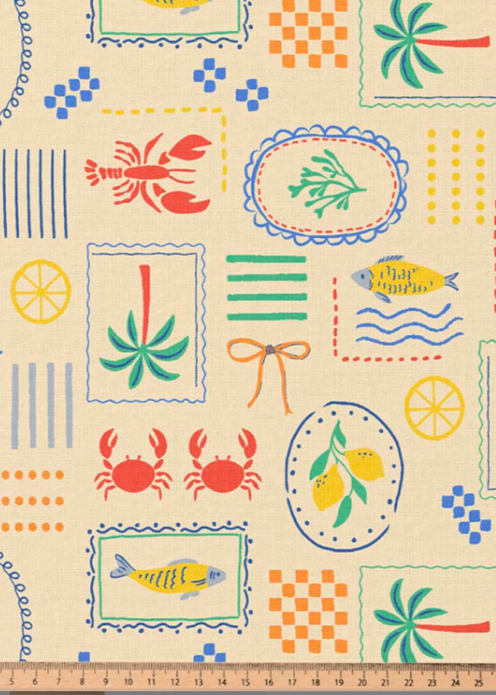 ° Stof Katoen - Summer & Sea