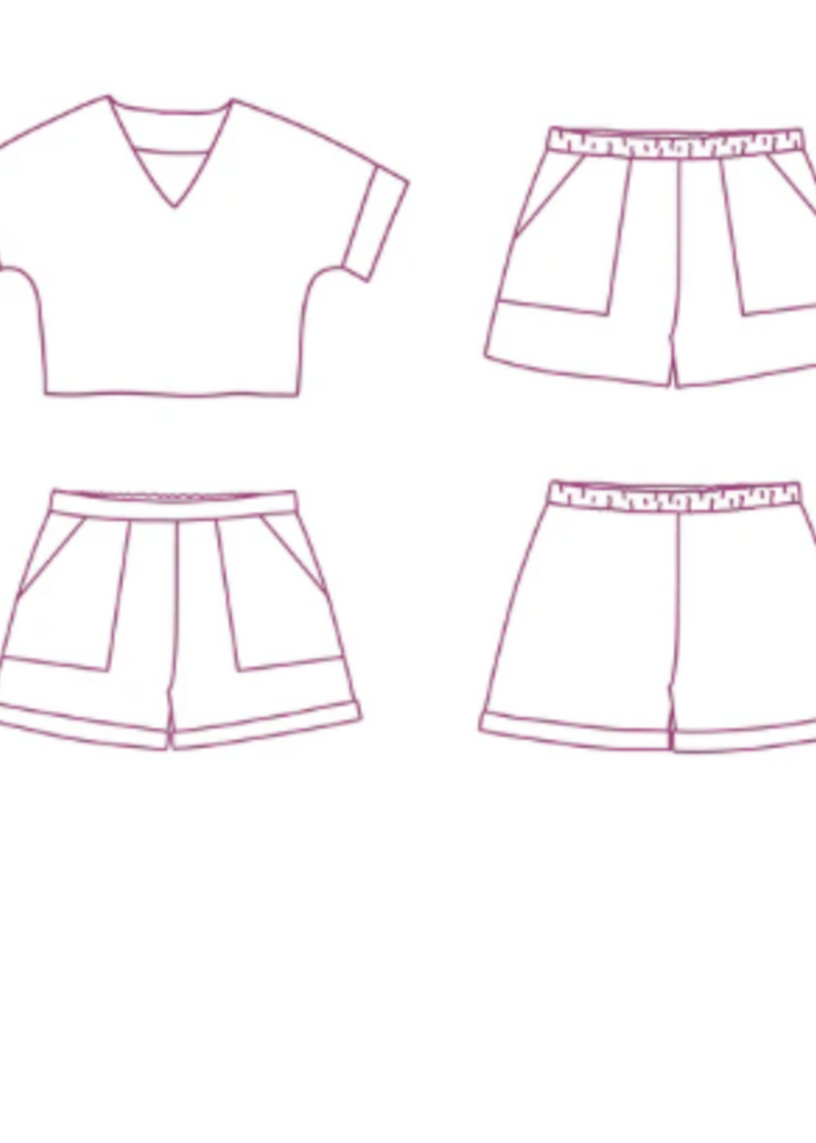 ° 22 & 29 juni - Workshop - Billie Top & Finn Short