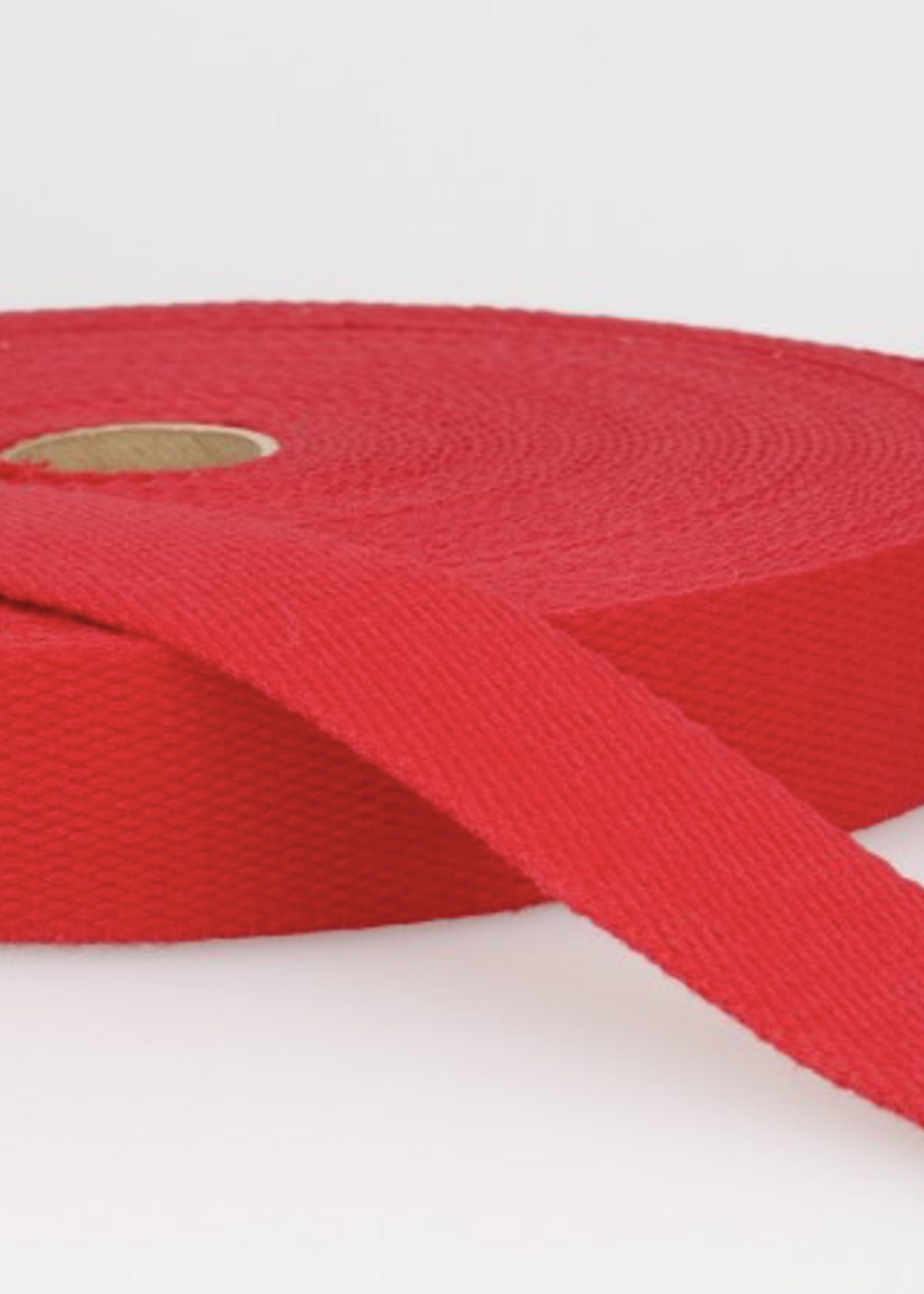 ° Tassenband - 25 mm breed - Rood