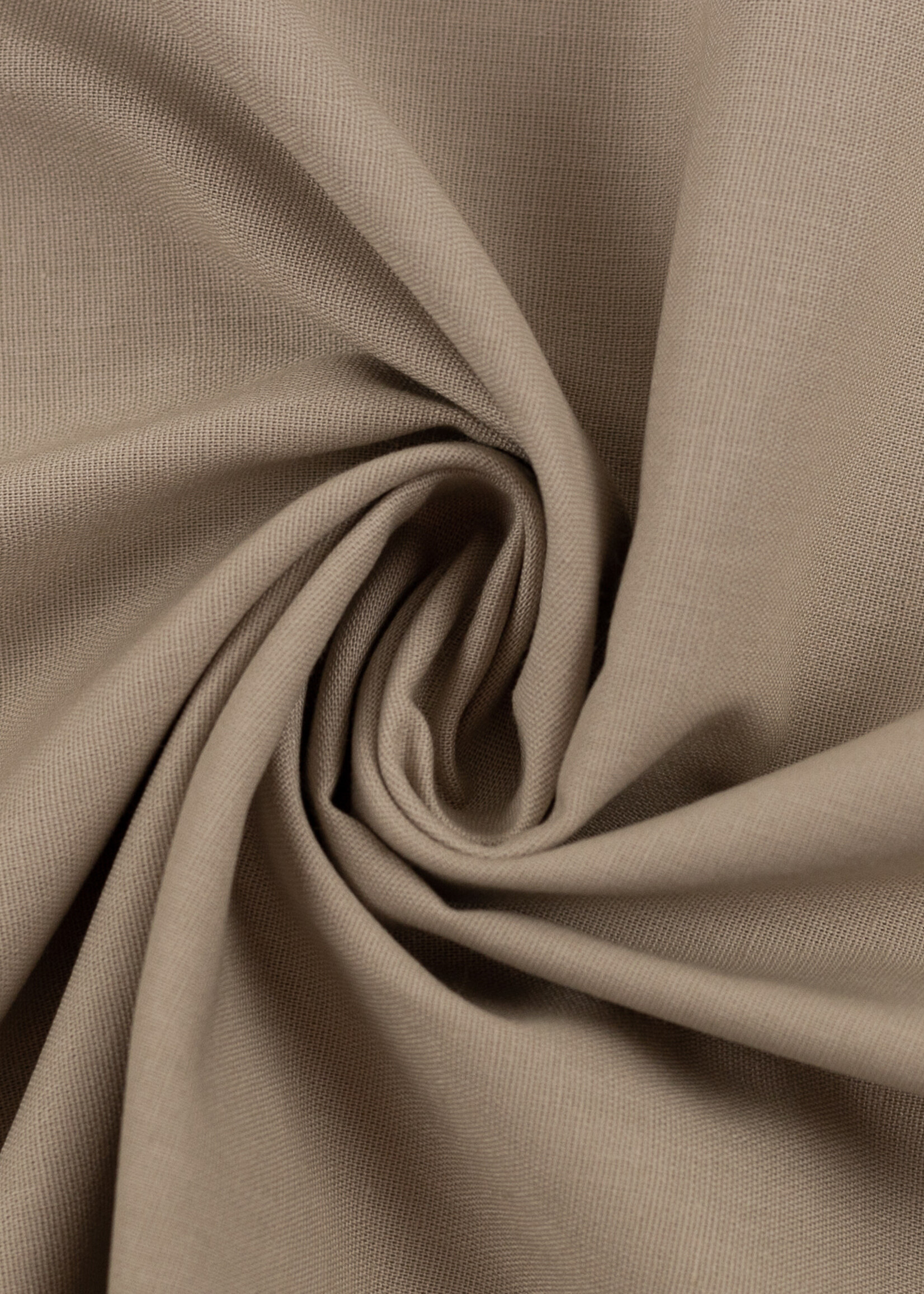 ° Stof Katoen - Effen - Beige