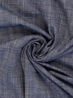 ° Stof Katoen - Chambray - Blauw
