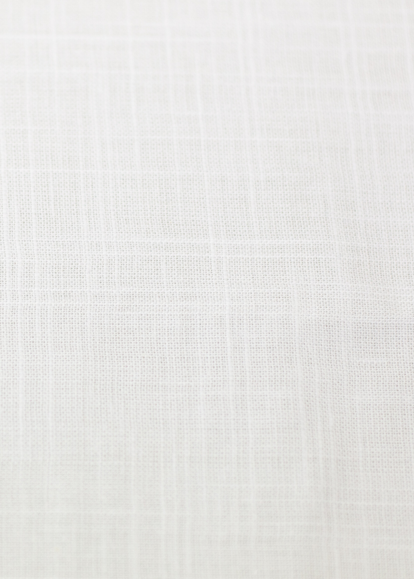 ° Stof Lichte Katoen met lijnenspel - Wit