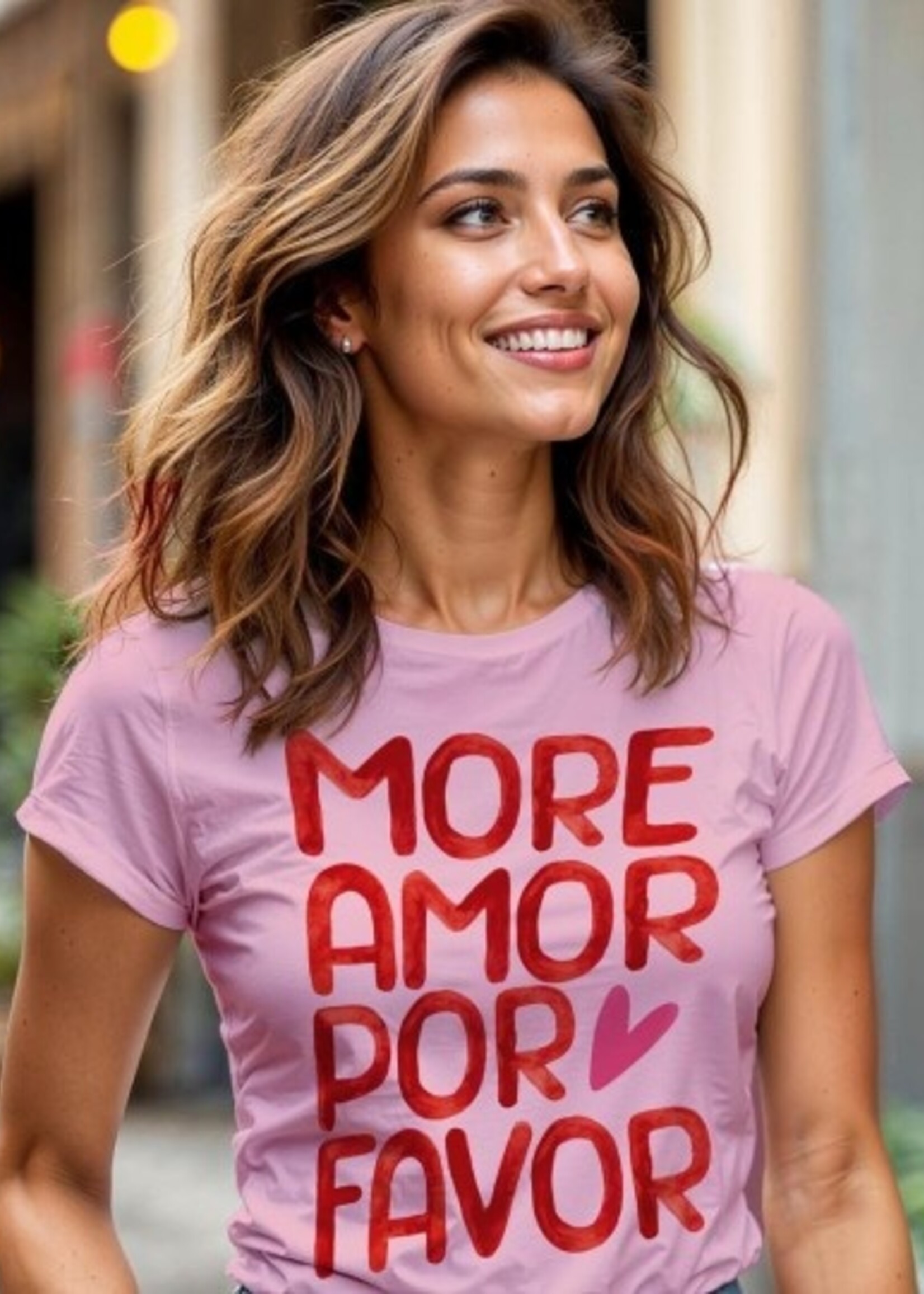 ° Stof Tricot - Paneel - More Amor Por Favor