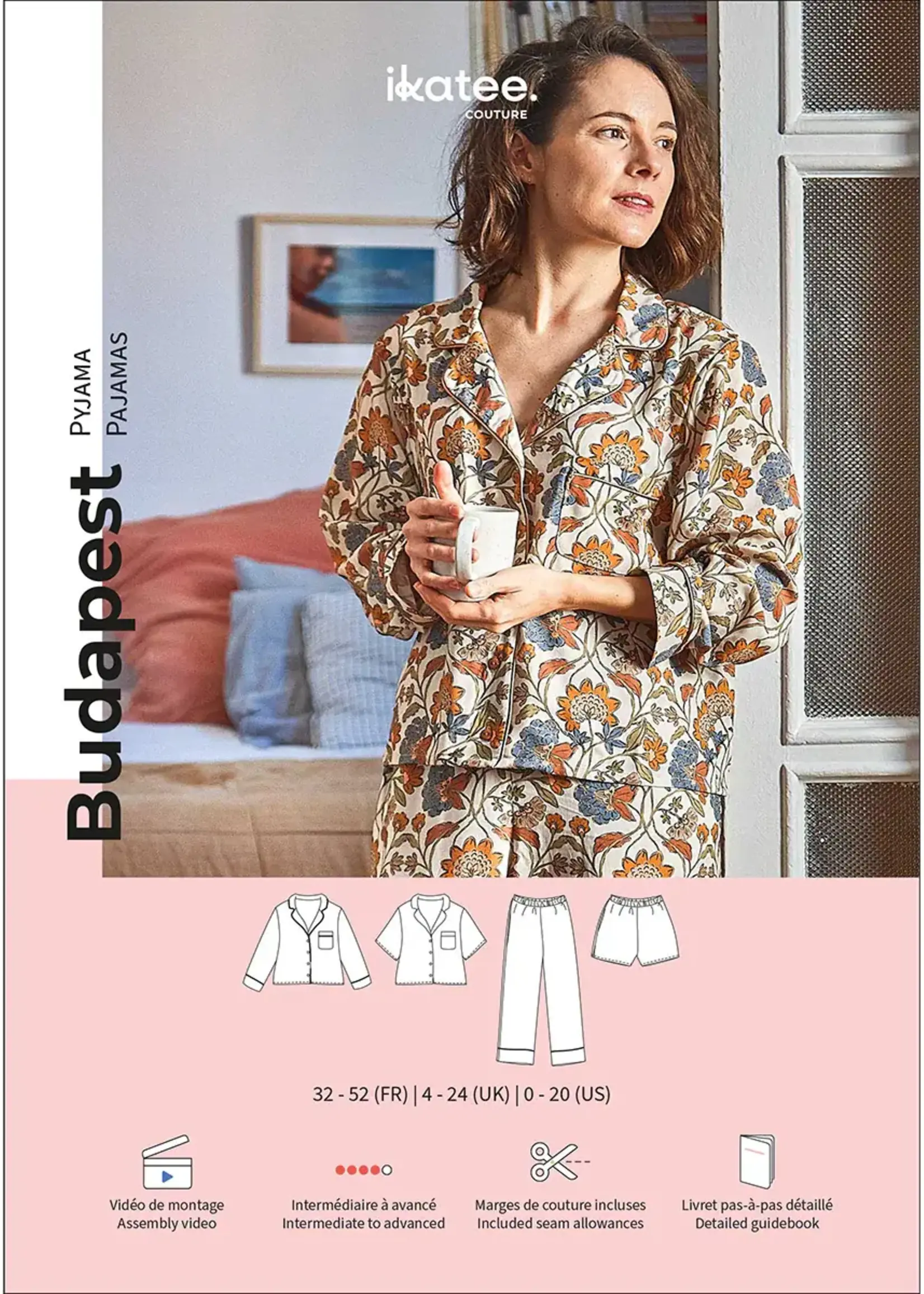 Ikatee ° Naaipatroon - Ikatee - Budapest Pyjama (volwassenen)