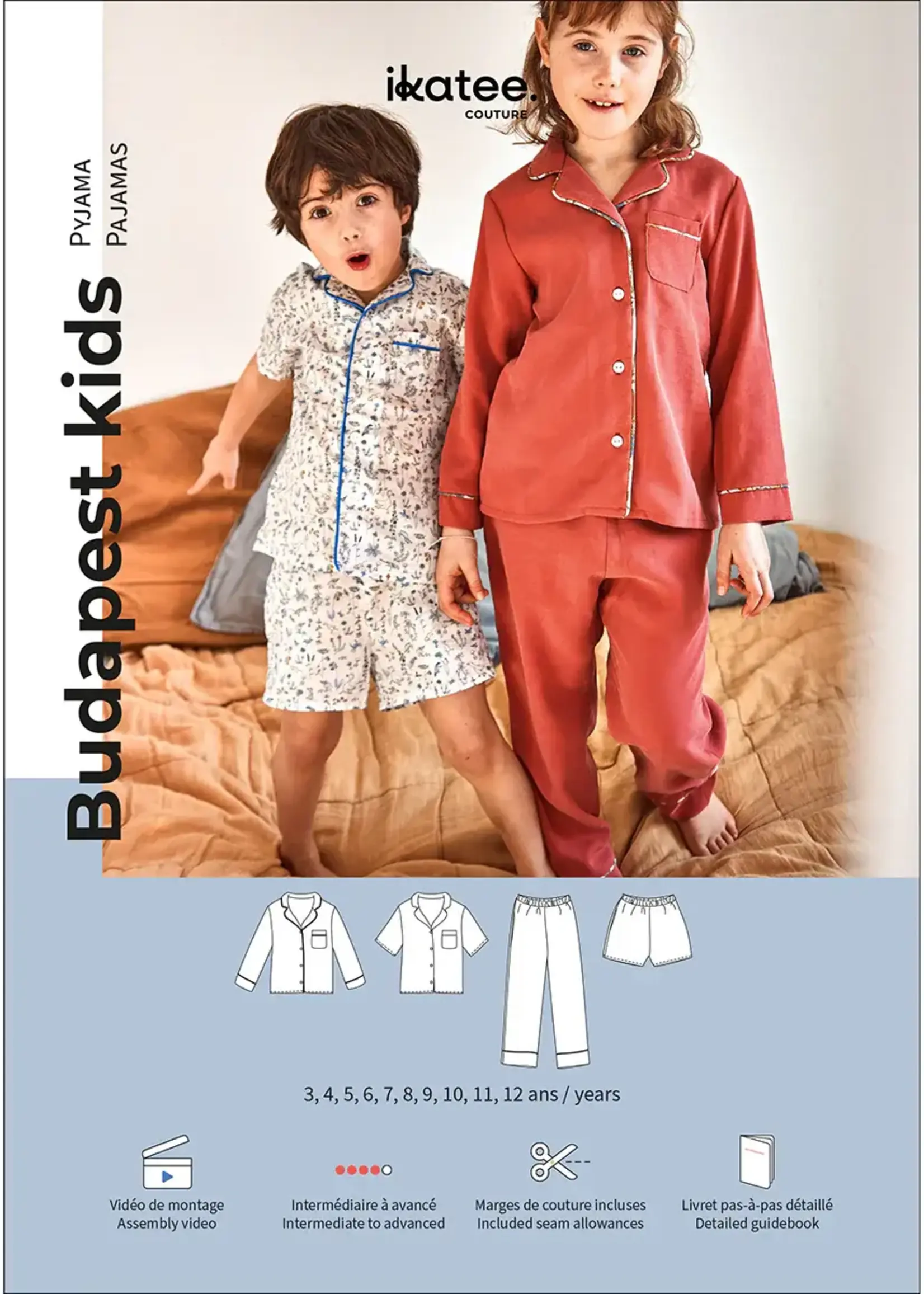 Ikatee ° Naaipatroon - Ikatee - Budapest Pyjama (kids)