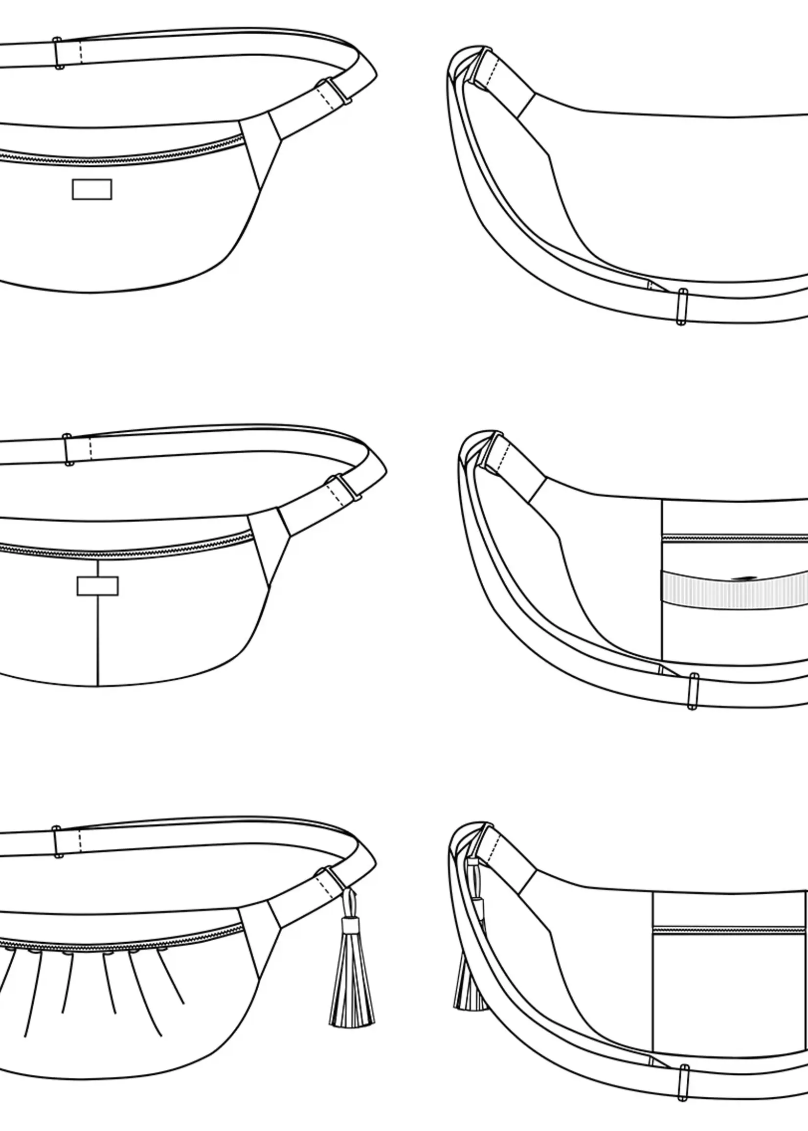 Ikatee ° Naaipatroon - Ikatee - Ikabanana Tas