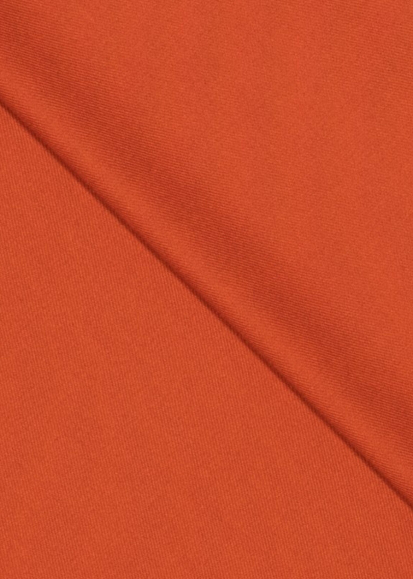 ° Soepele Geweven Bamboo Stof - Oranje Roest