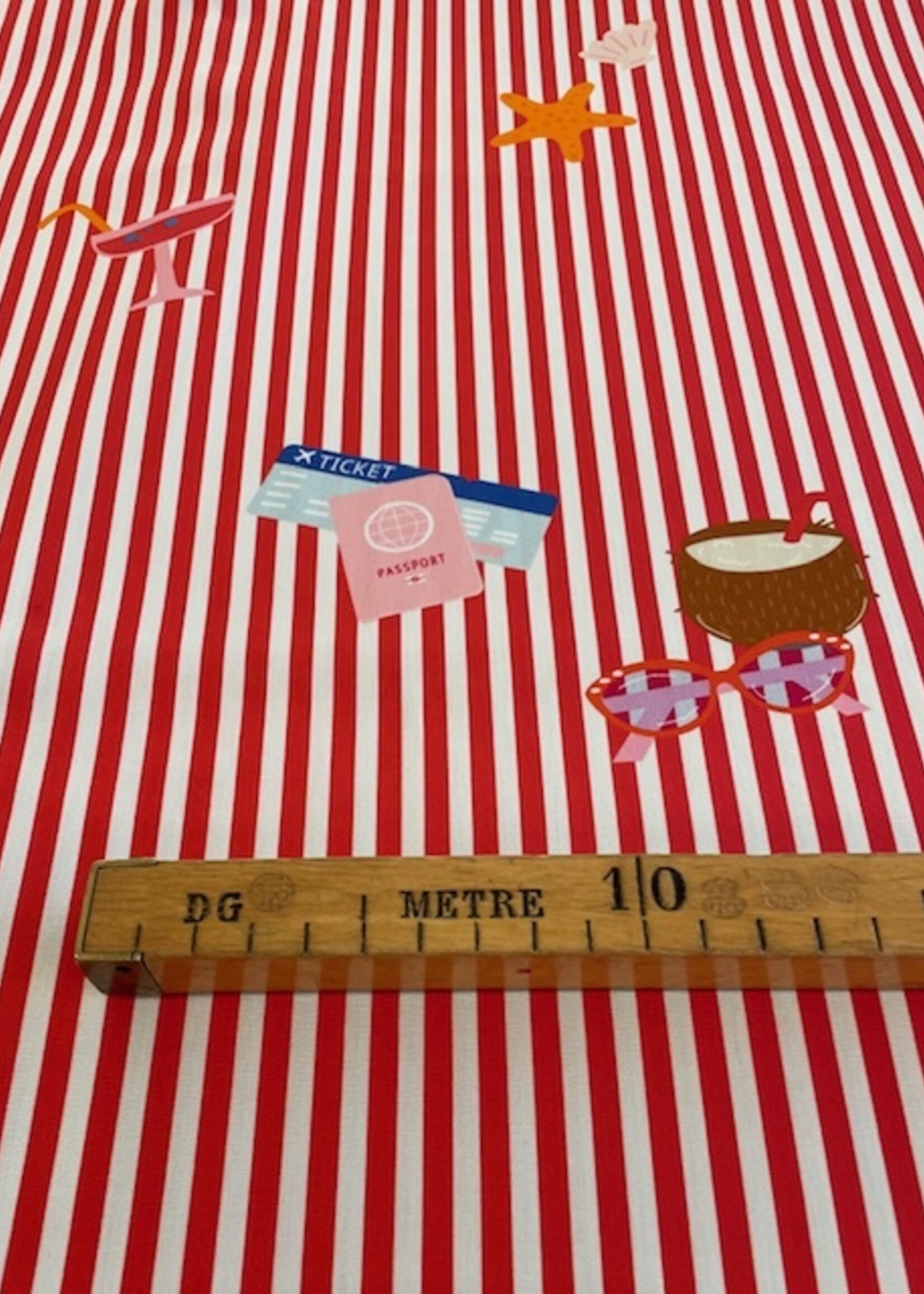 ° Stof Katoen - Summer Stripes