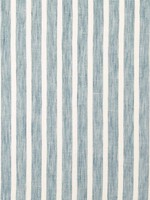 ° Soepelvallende Stof Linnenlook - Stripes - Petrol