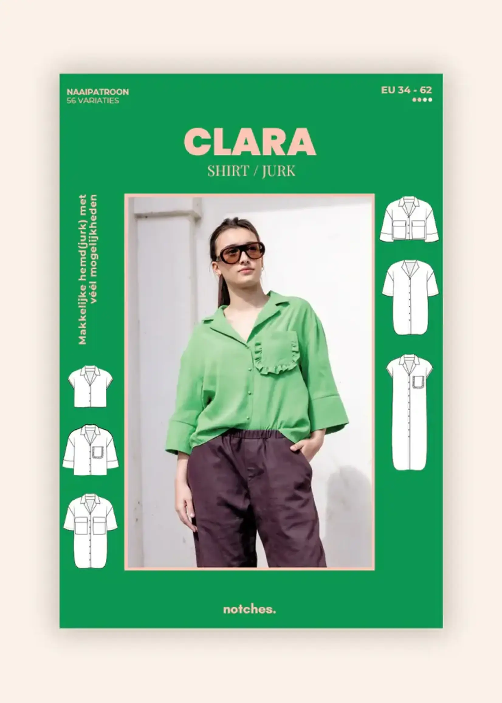 Notches ° Naaipatroon - NOTCHES - Clara