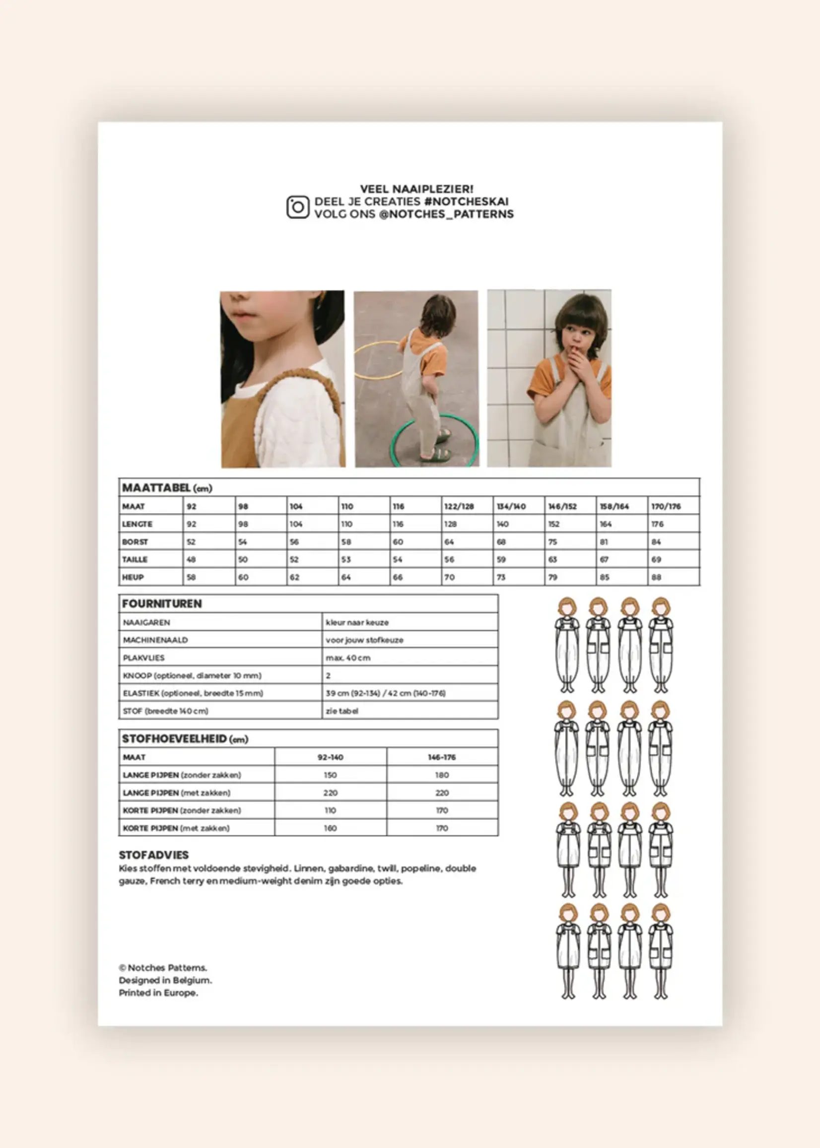 Notches ° Naaipatroon - NOTCHES - Kai