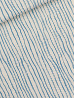 See You at Six ° Stof French Terry - See You at Six - Wiggly Verticals Blue