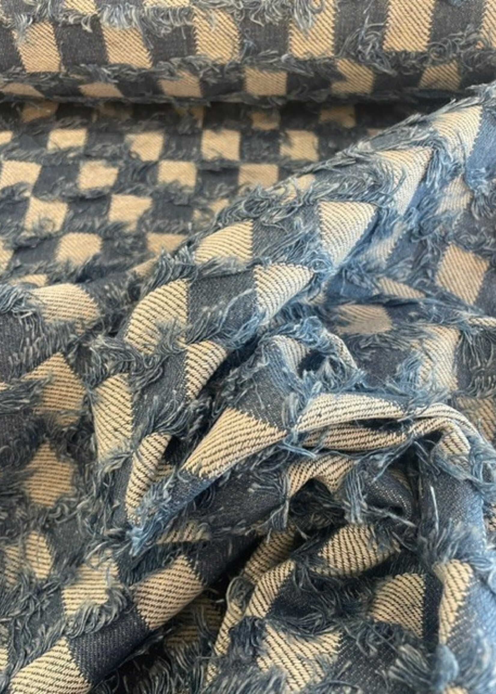 ° Stof Jeans - Checks & Ruffs