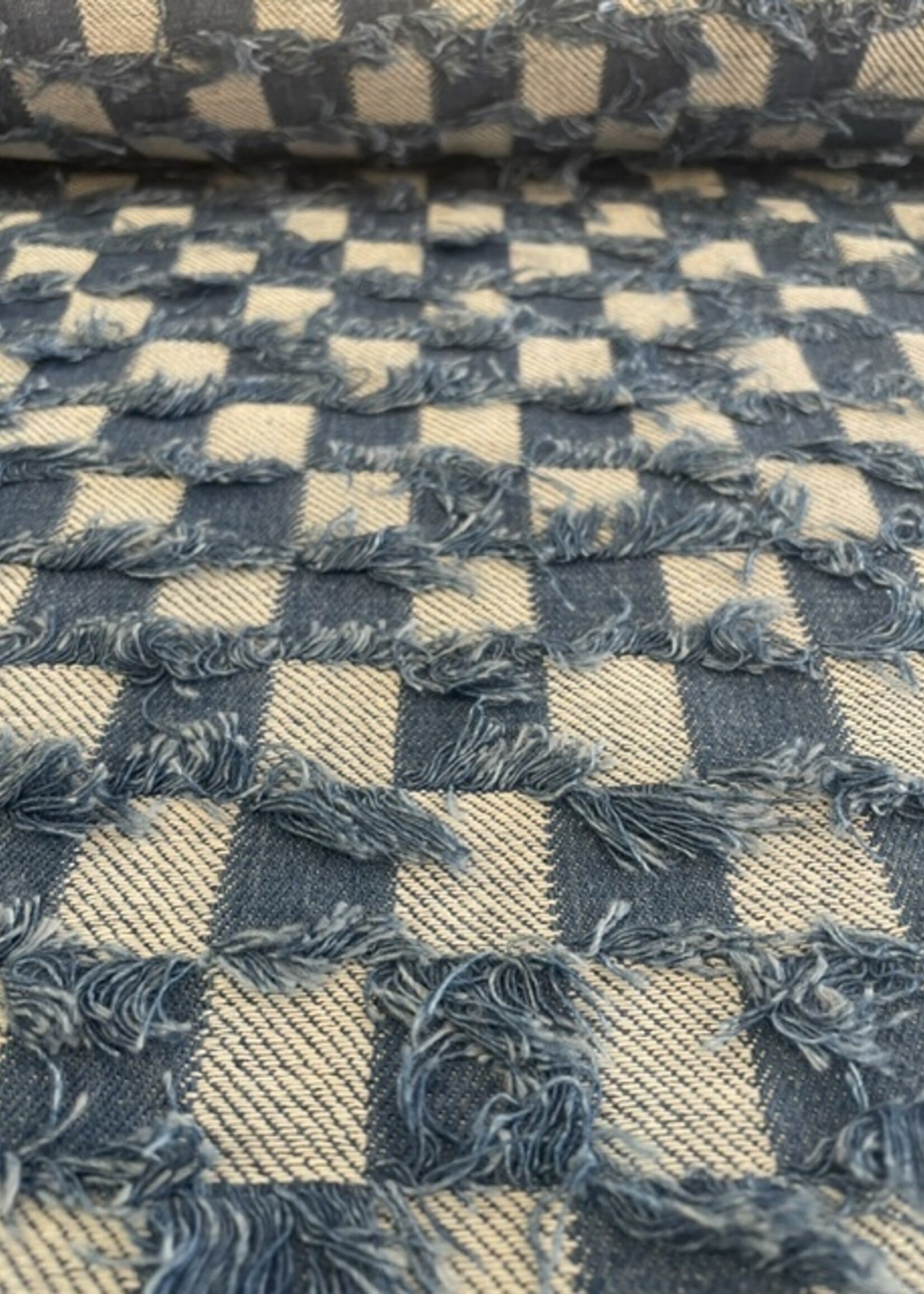 ° Stof Jeans - Checks & Ruffs